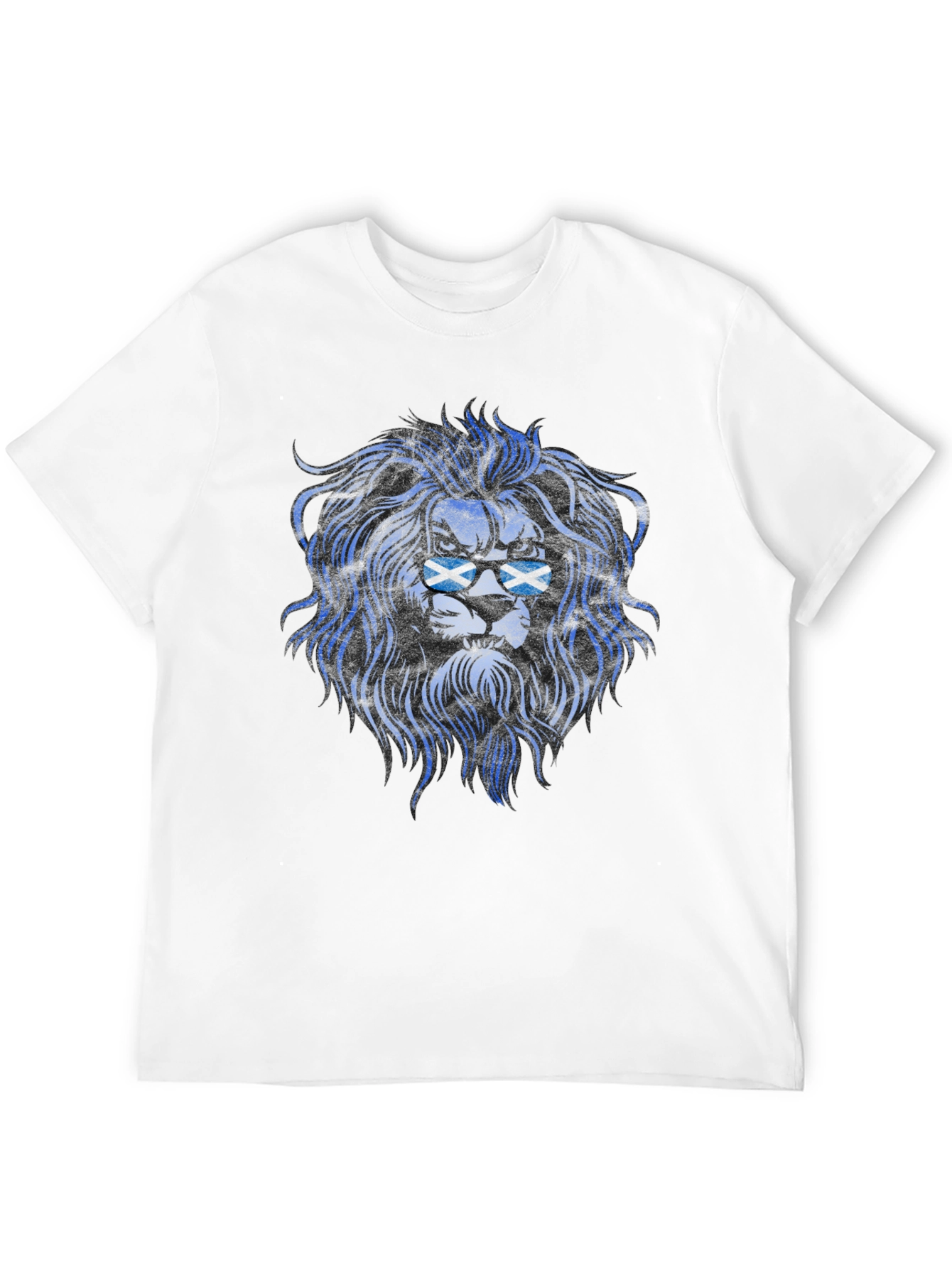 Scottish Lion Graphic T-Shirt - Mens Black Tee
