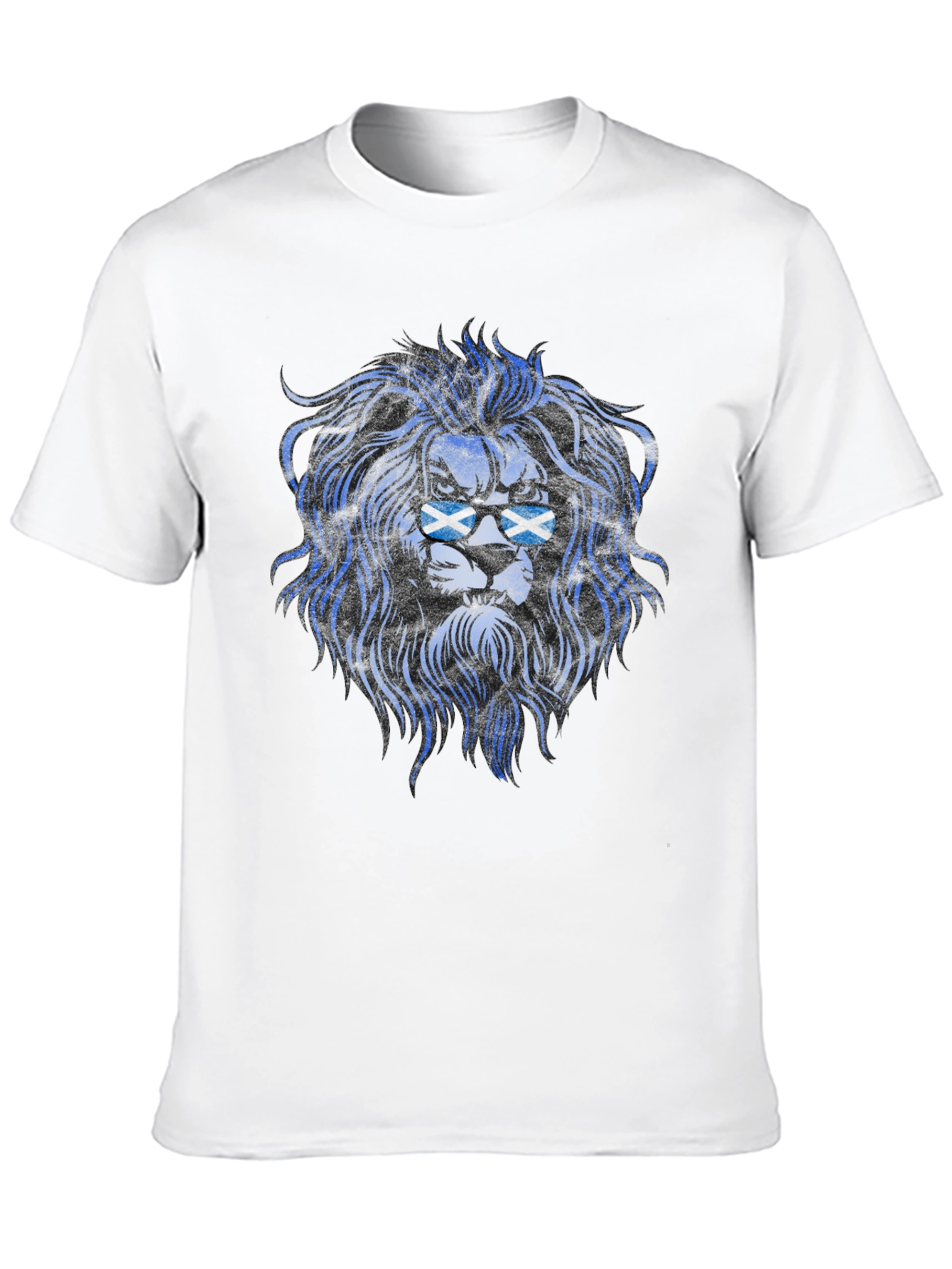 Scottish Lion Graphic T-Shirt - Mens Black Tee