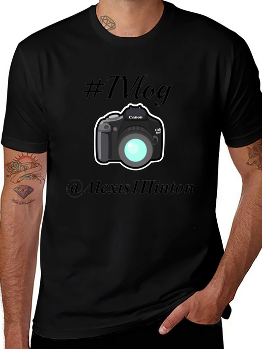 Vlog Camera T-Shirt - Stylish Vlogging Apparel