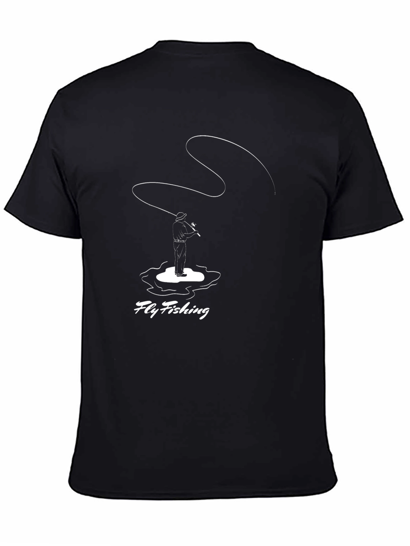 Fly Fishing T-Shirt - Angler Design Tee