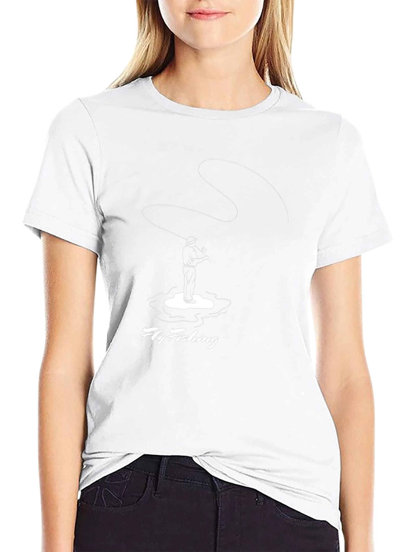 Fly Fishing T-Shirt - Angler Design Tee