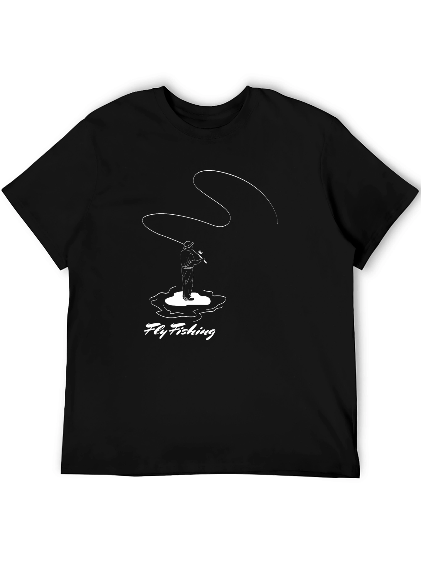 Fly Fishing T-Shirt - Angler Design Tee