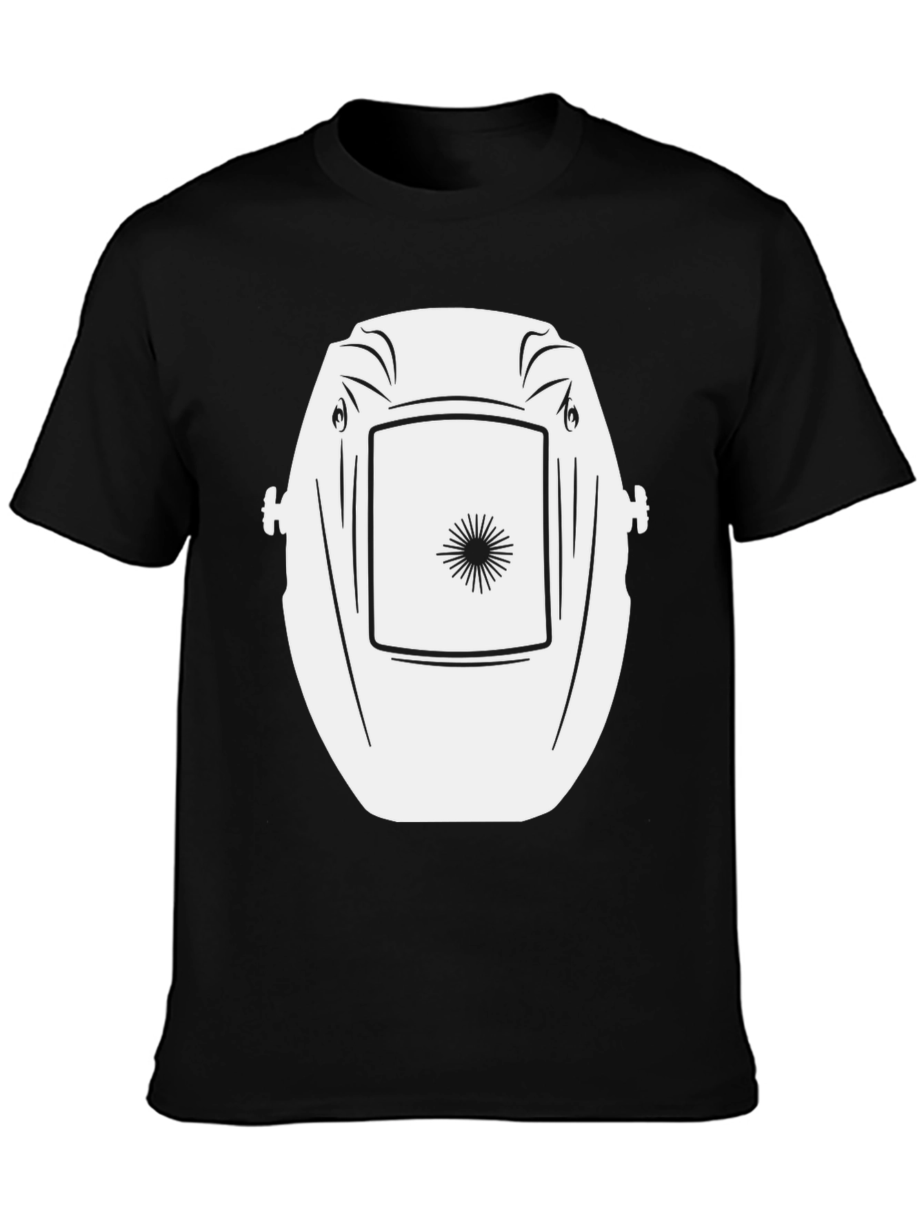 Welders Mask Graphic Tee - Black
