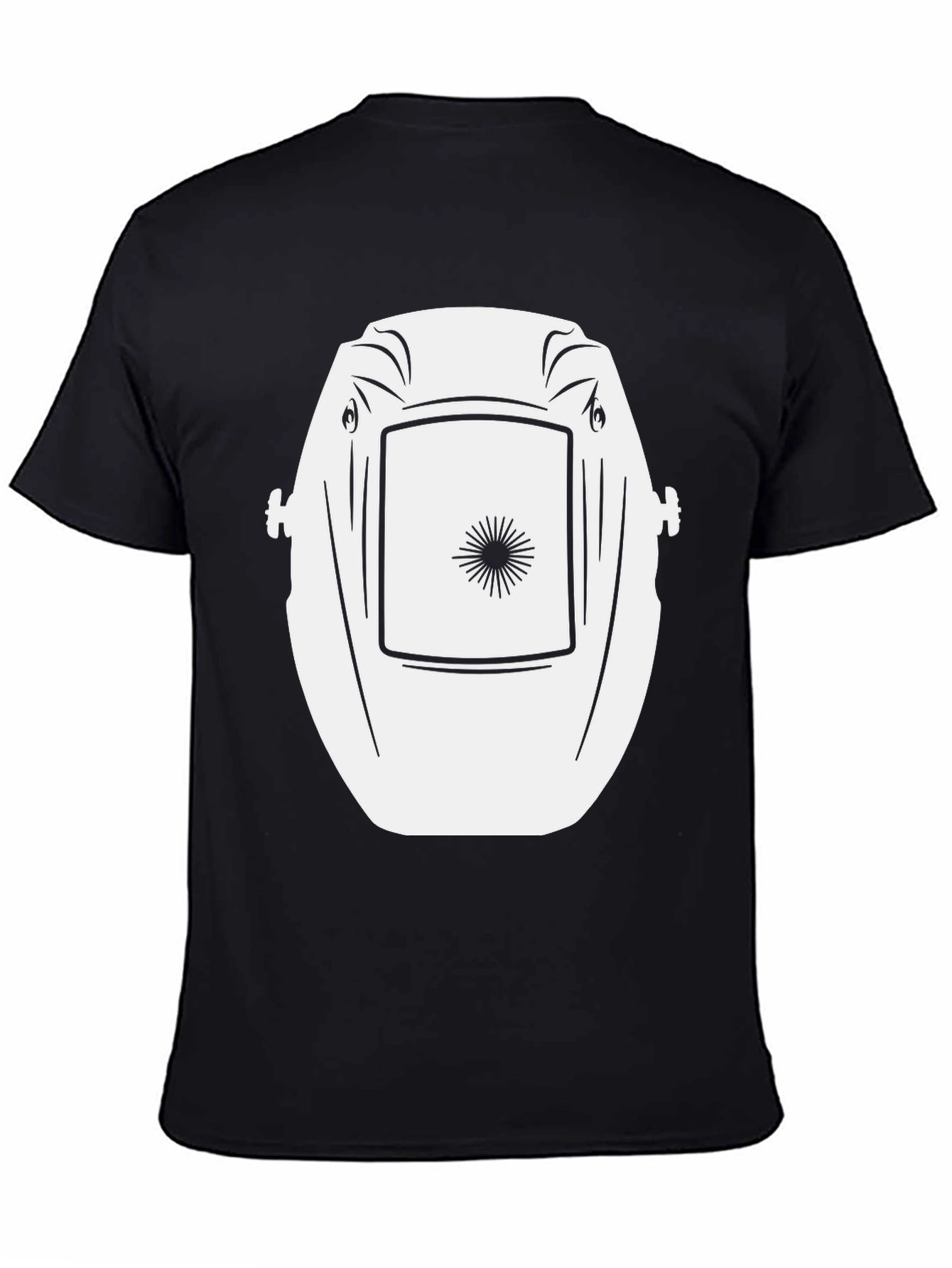 Welders Mask Graphic Tee - Black