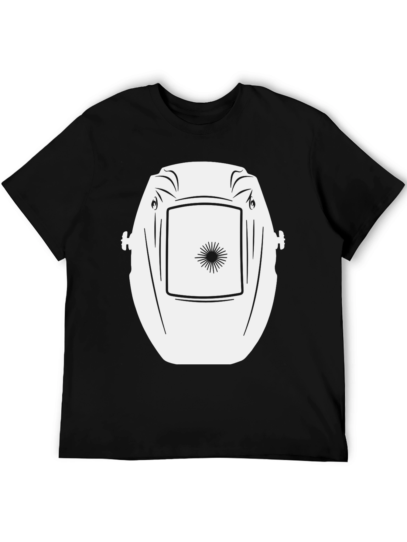 Welders Mask Graphic Tee - Black
