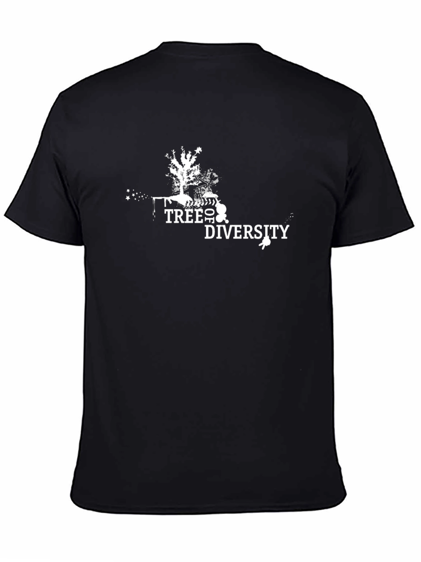 Tree of Diversity Black Graphic Tee