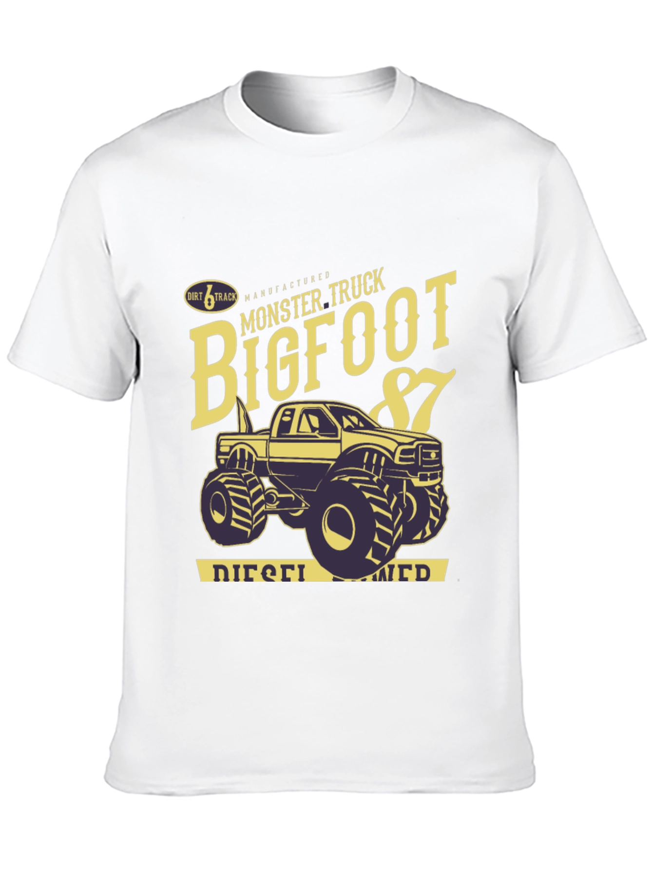 Bigfoot Monster Truck Black T-Shirt