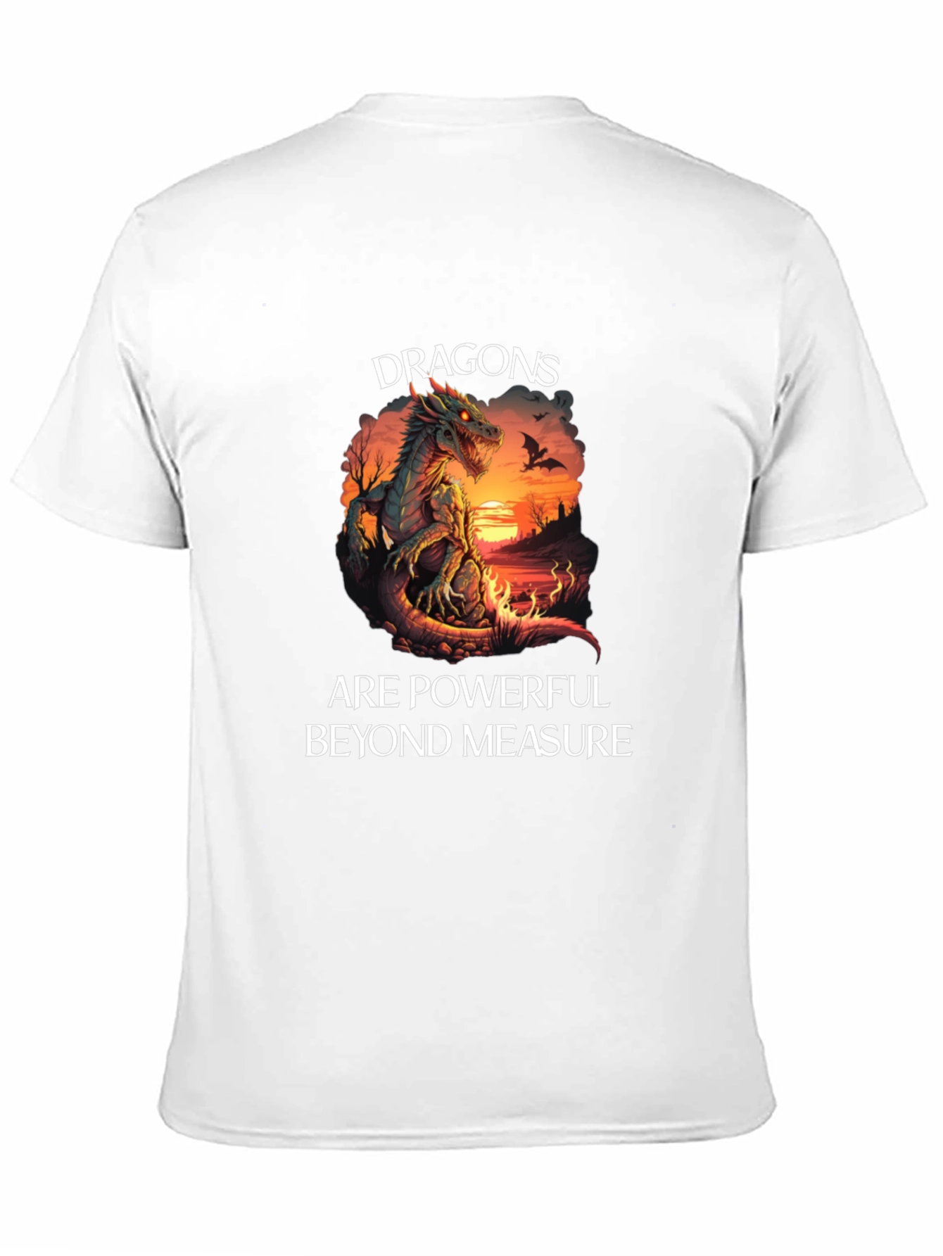 Dragon Powerful Beyond Measure Black T-Shirt
