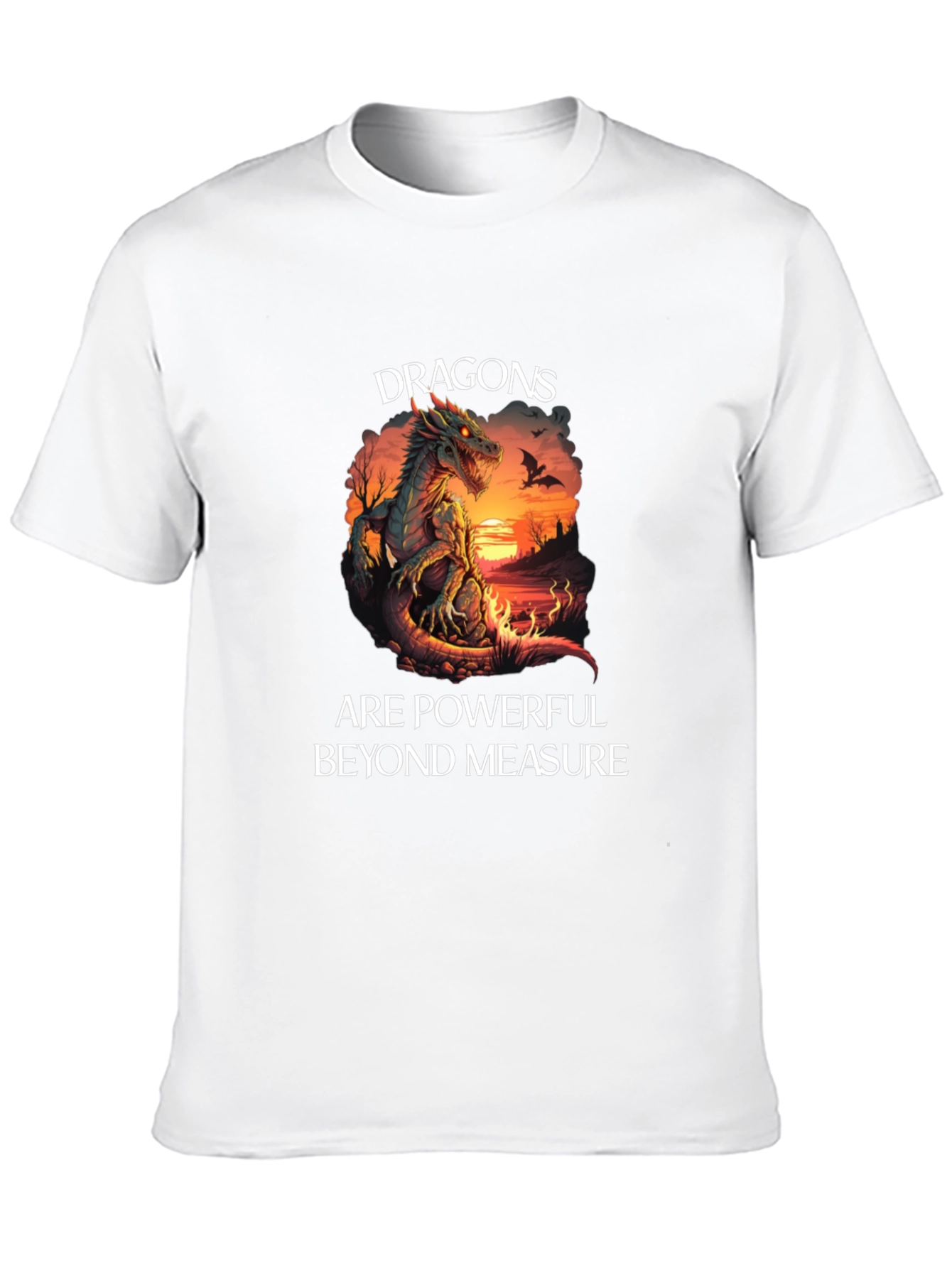 Dragon Powerful Beyond Measure Black T-Shirt