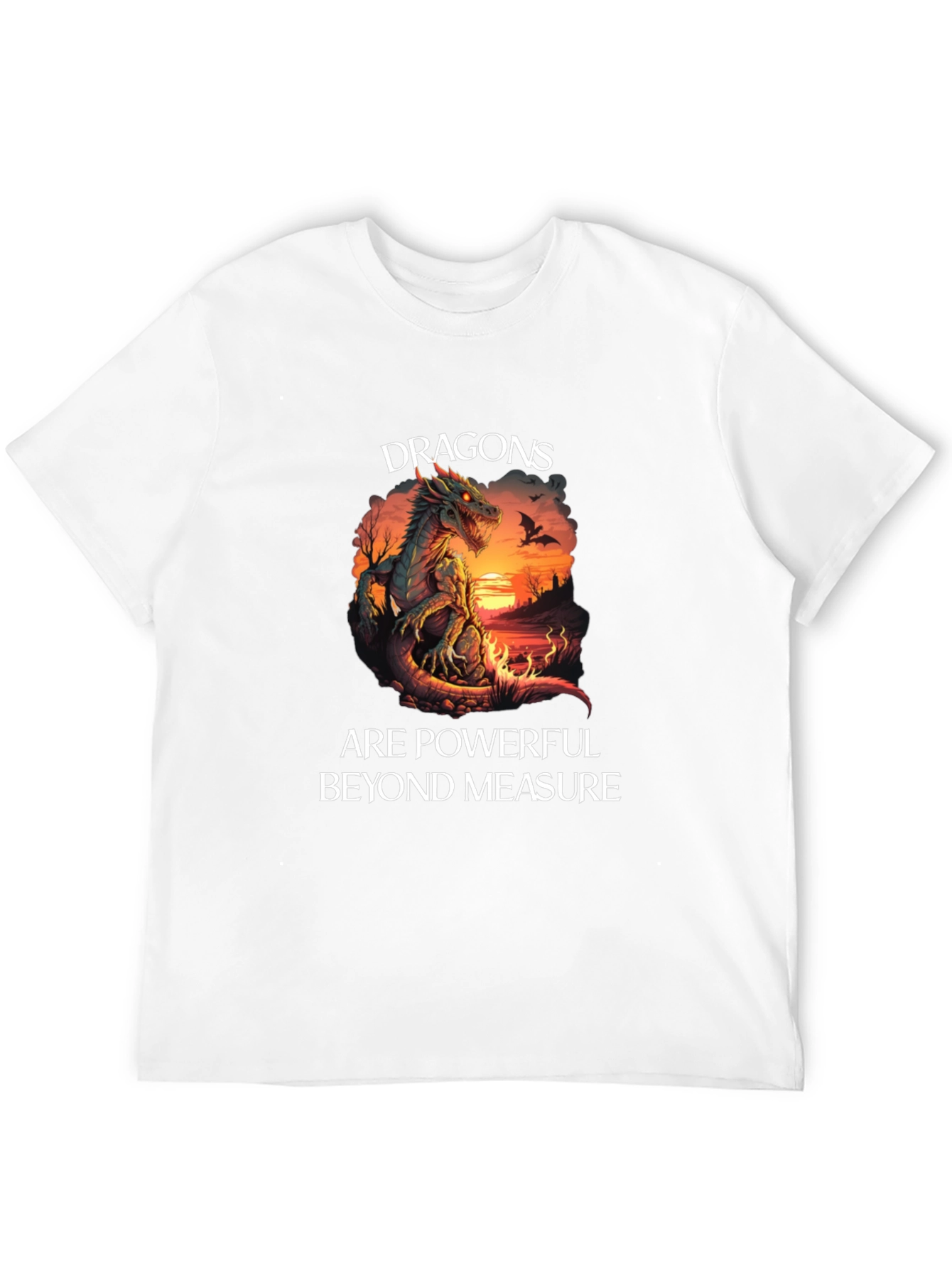 Dragon Powerful Beyond Measure Black T-Shirt