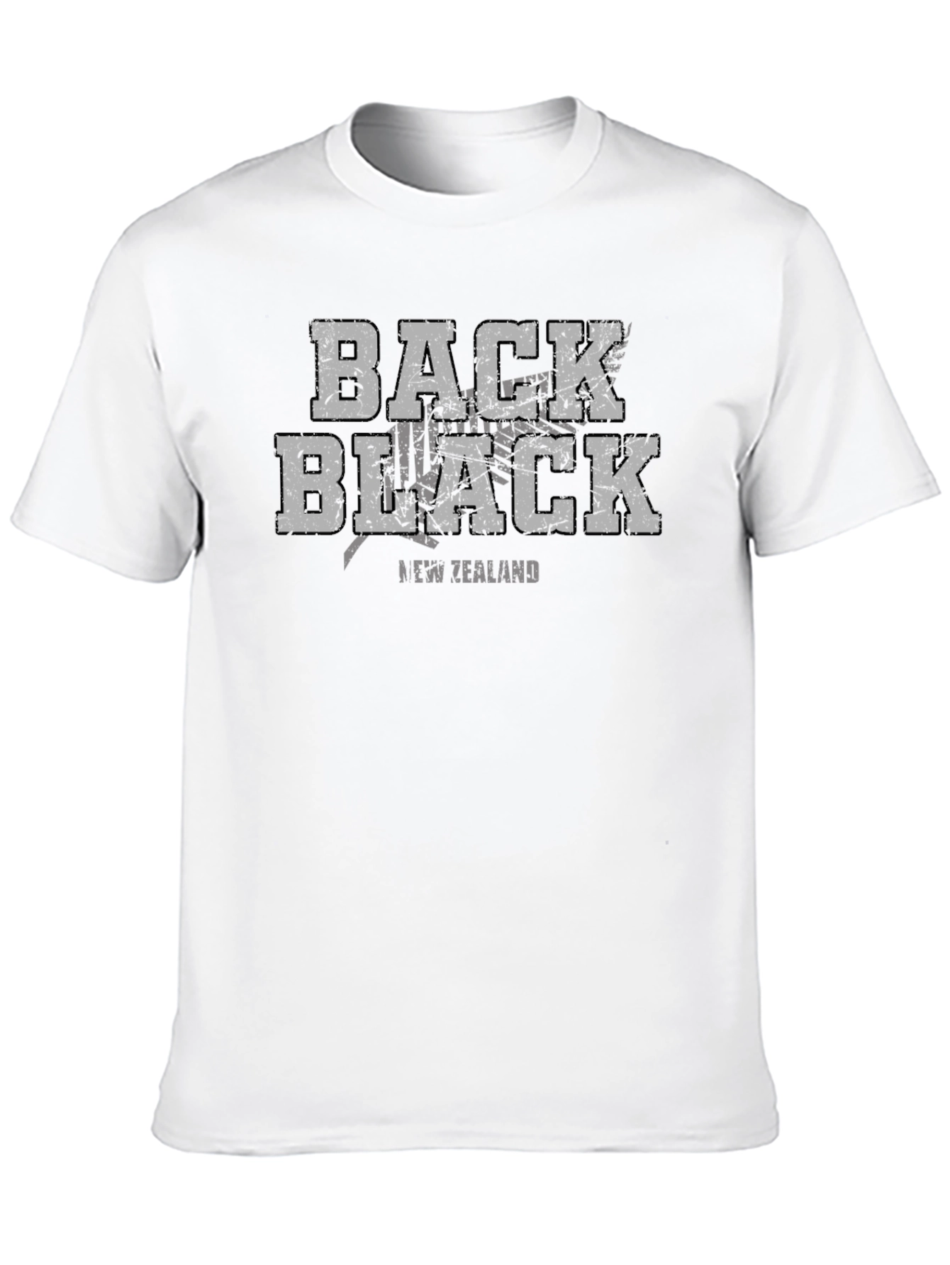 Back Black New Zealand Graphic Tee