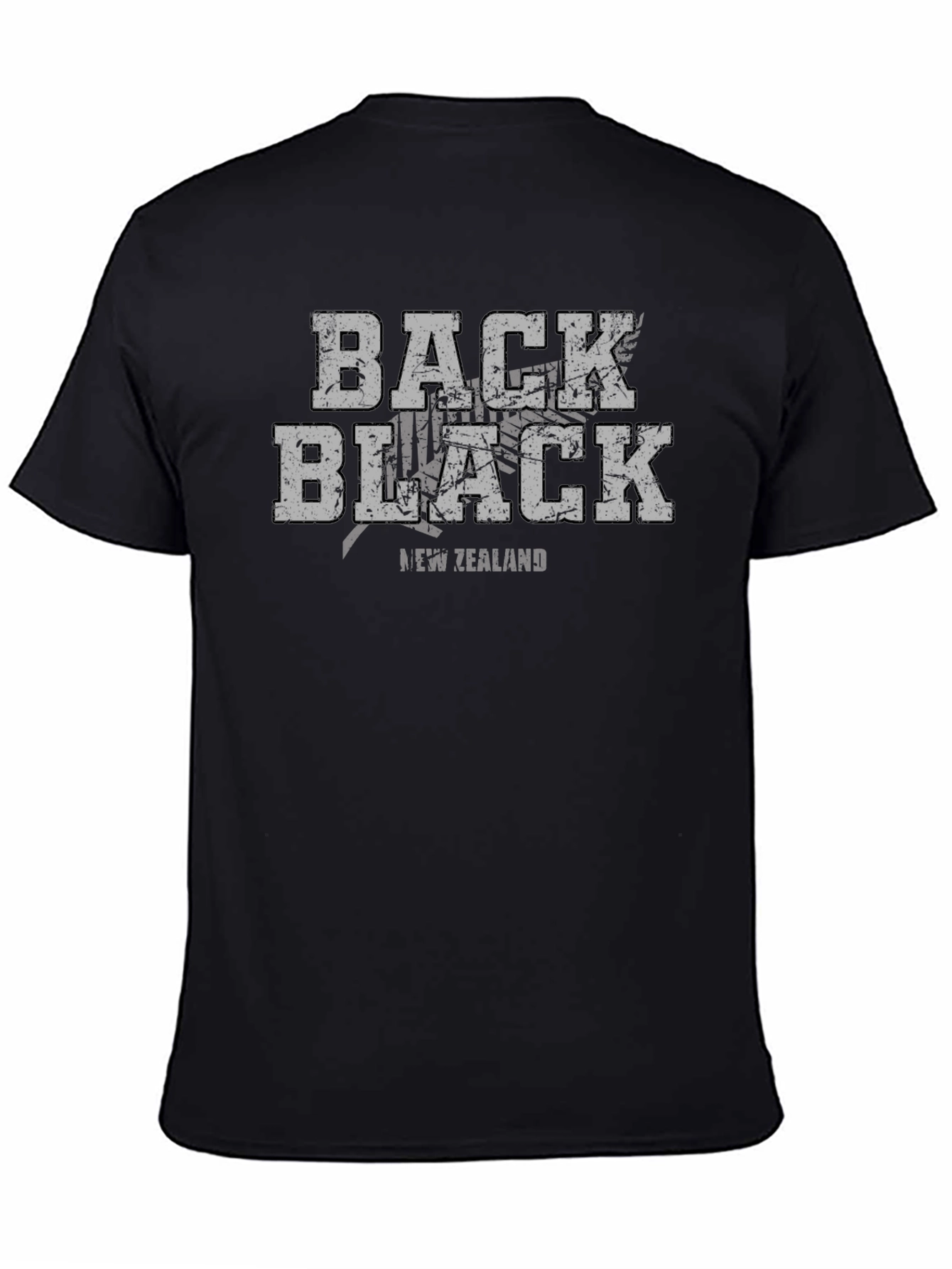 Back Black New Zealand Graphic Tee
