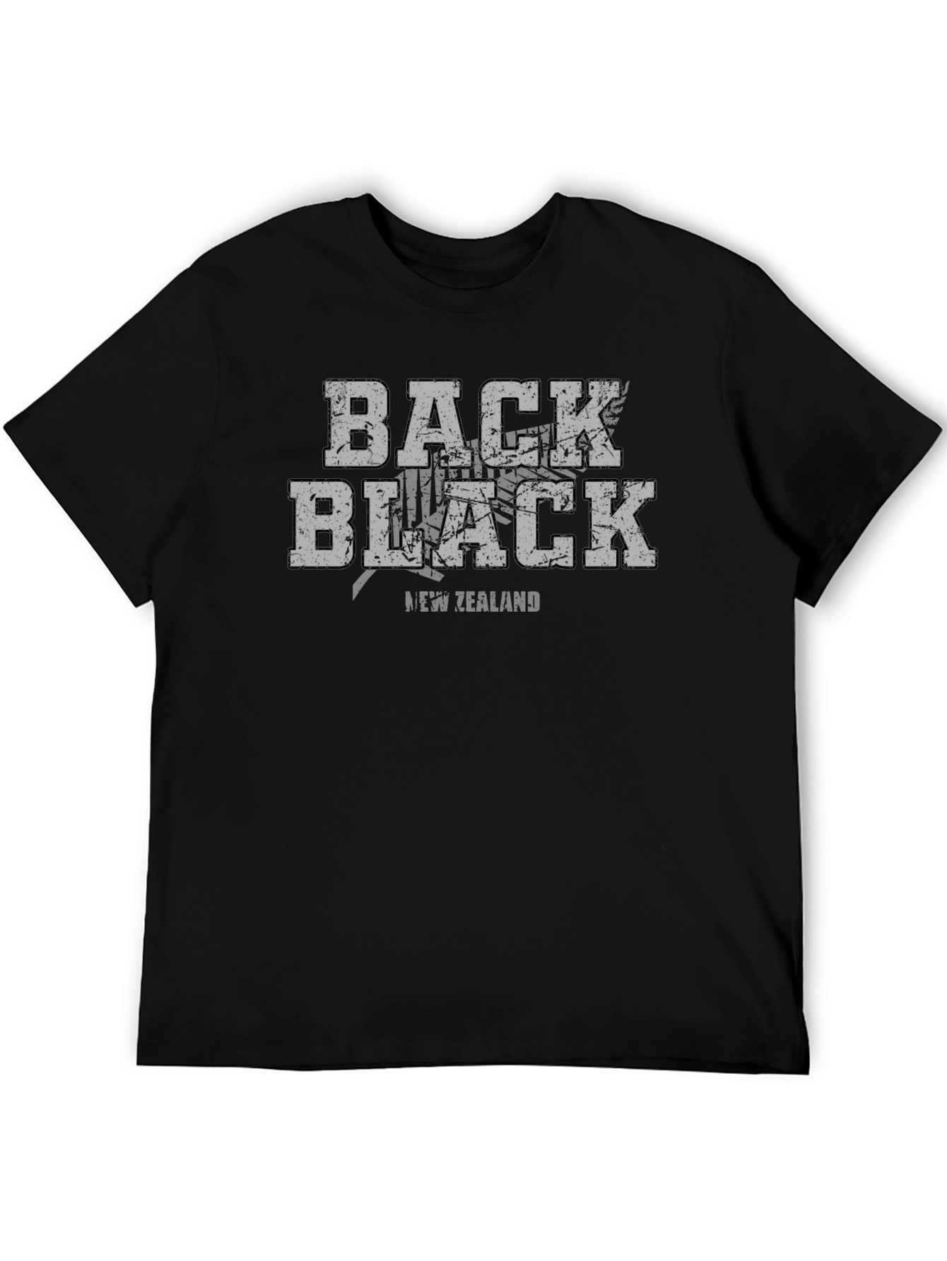 Back Black New Zealand Graphic Tee