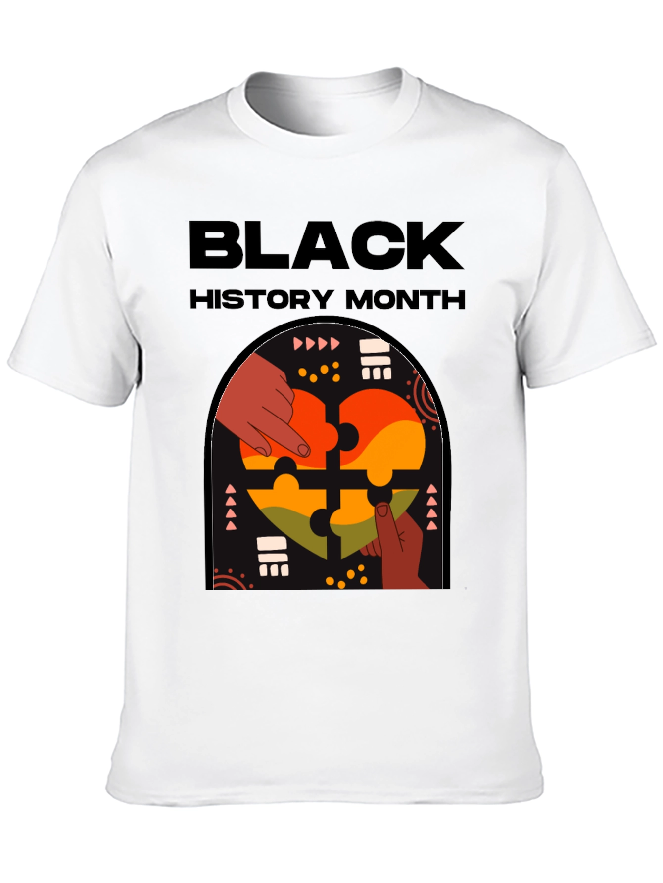 Black History Month Puzzle Piece Tee