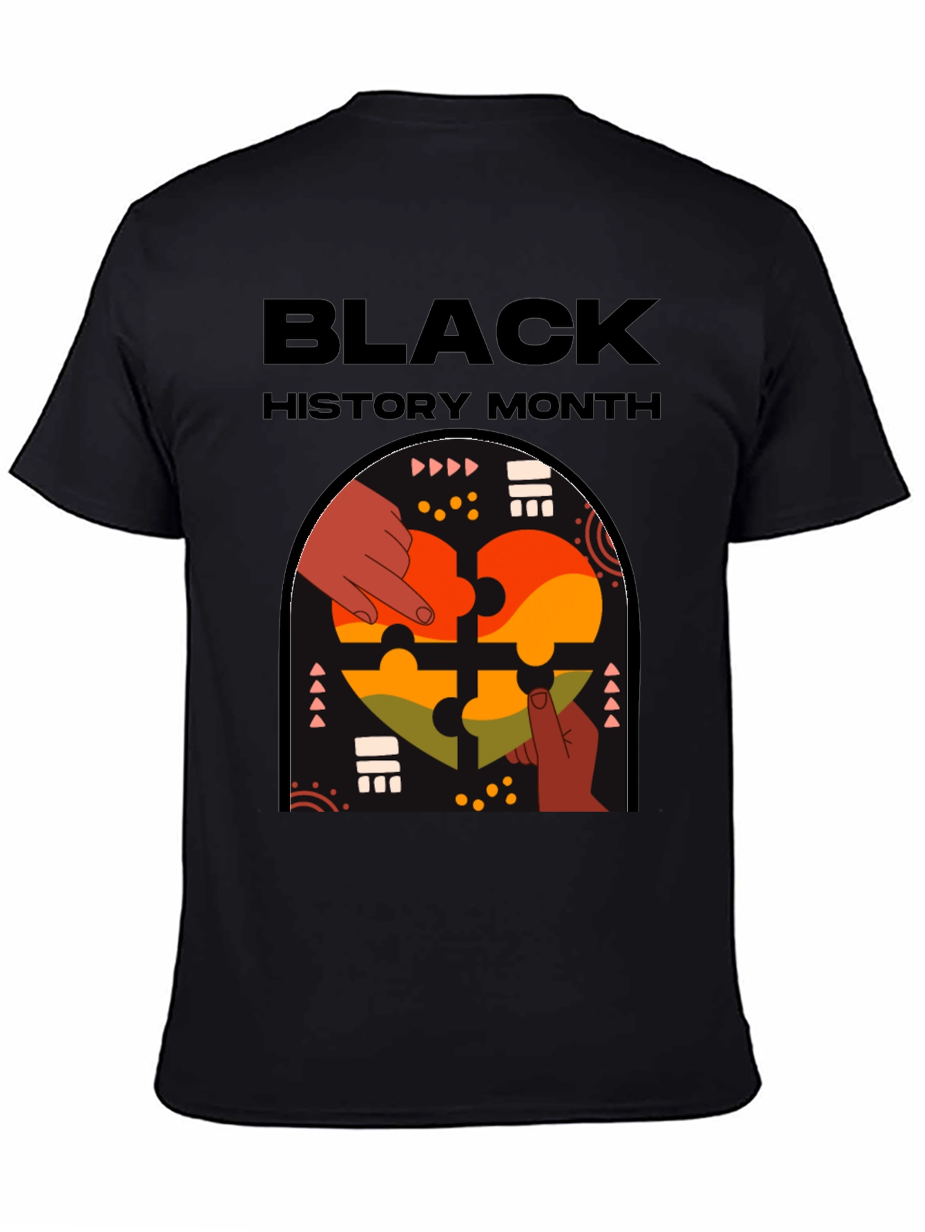 Black History Month Puzzle Piece Tee