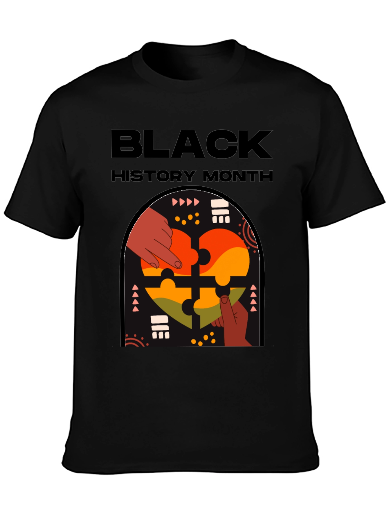 Black History Month Puzzle Piece Tee