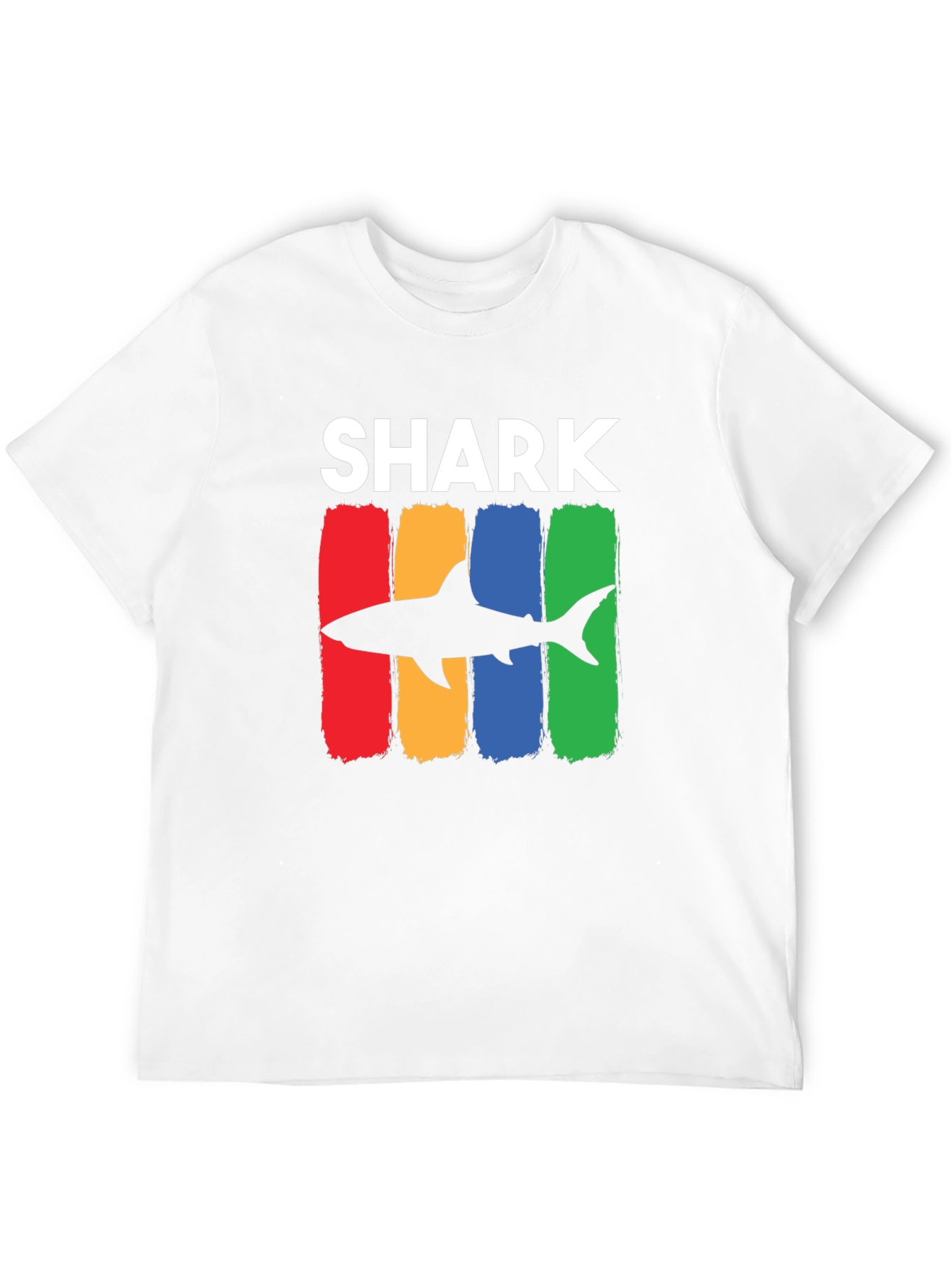 Shark Graphic Tee - Cool Mens Black T-Shirt