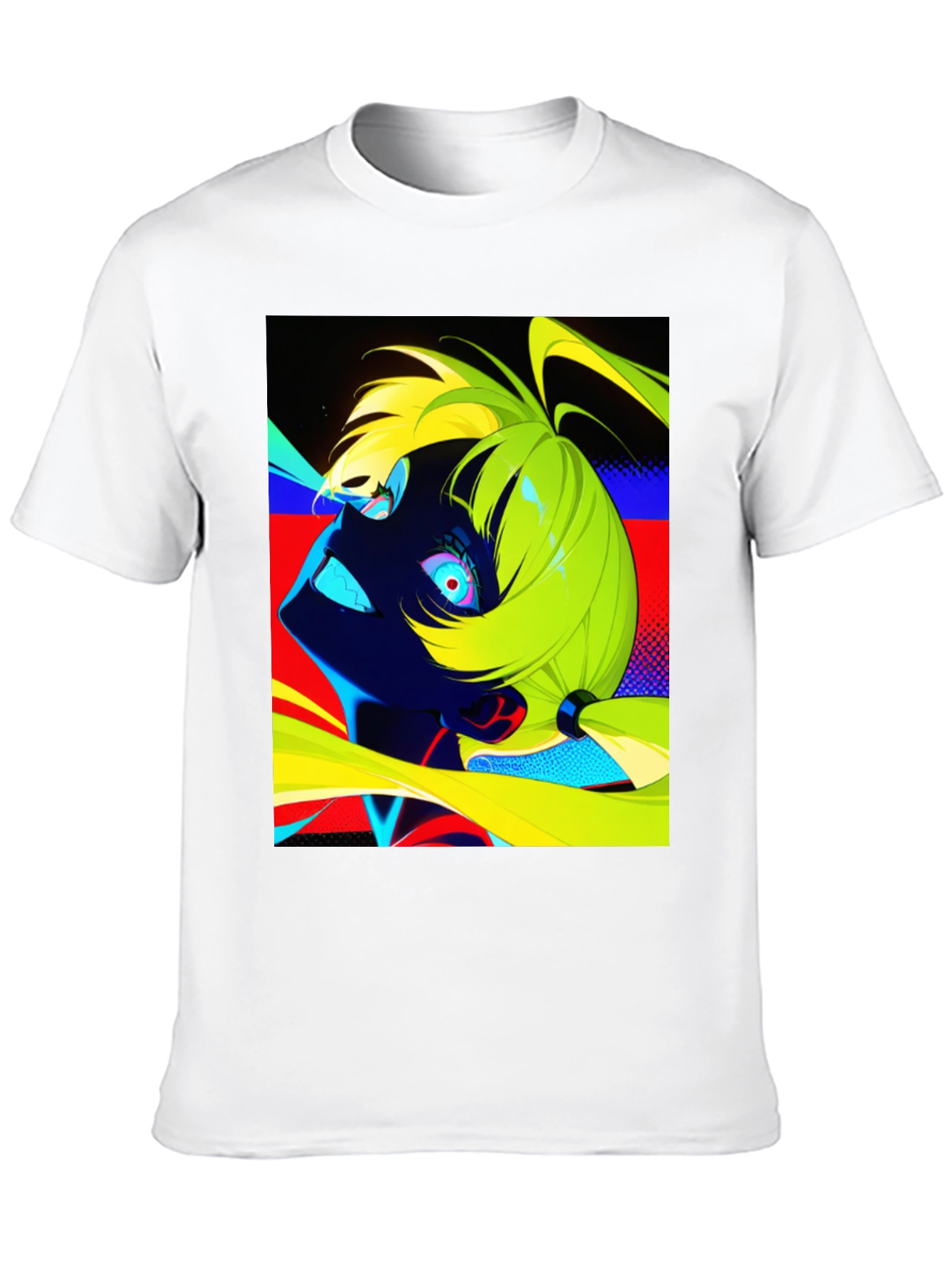 Cyberpunk Anime T-Shirt - Vibrant Graphic Tee