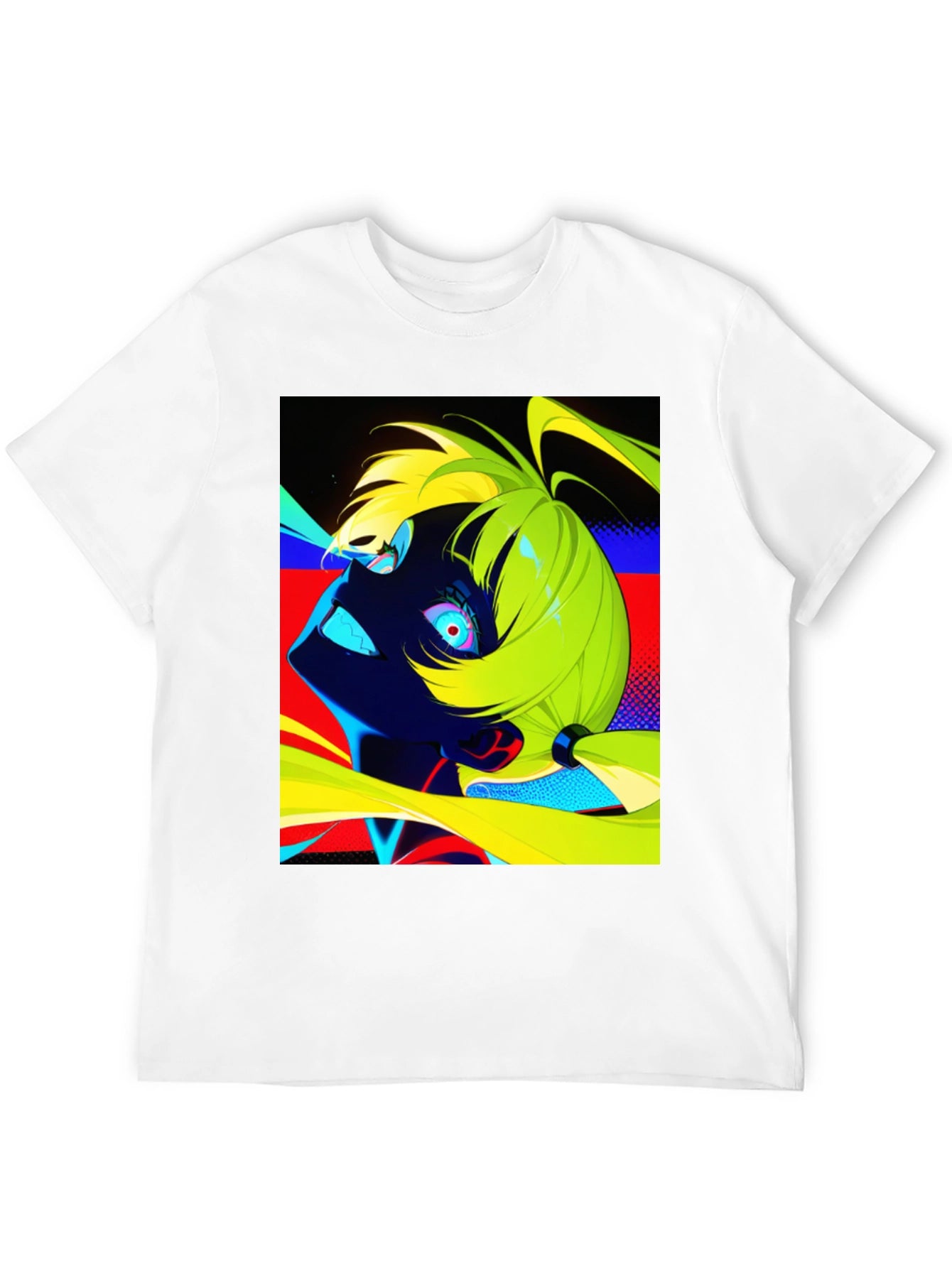 Cyberpunk Anime T-Shirt - Vibrant Graphic Tee