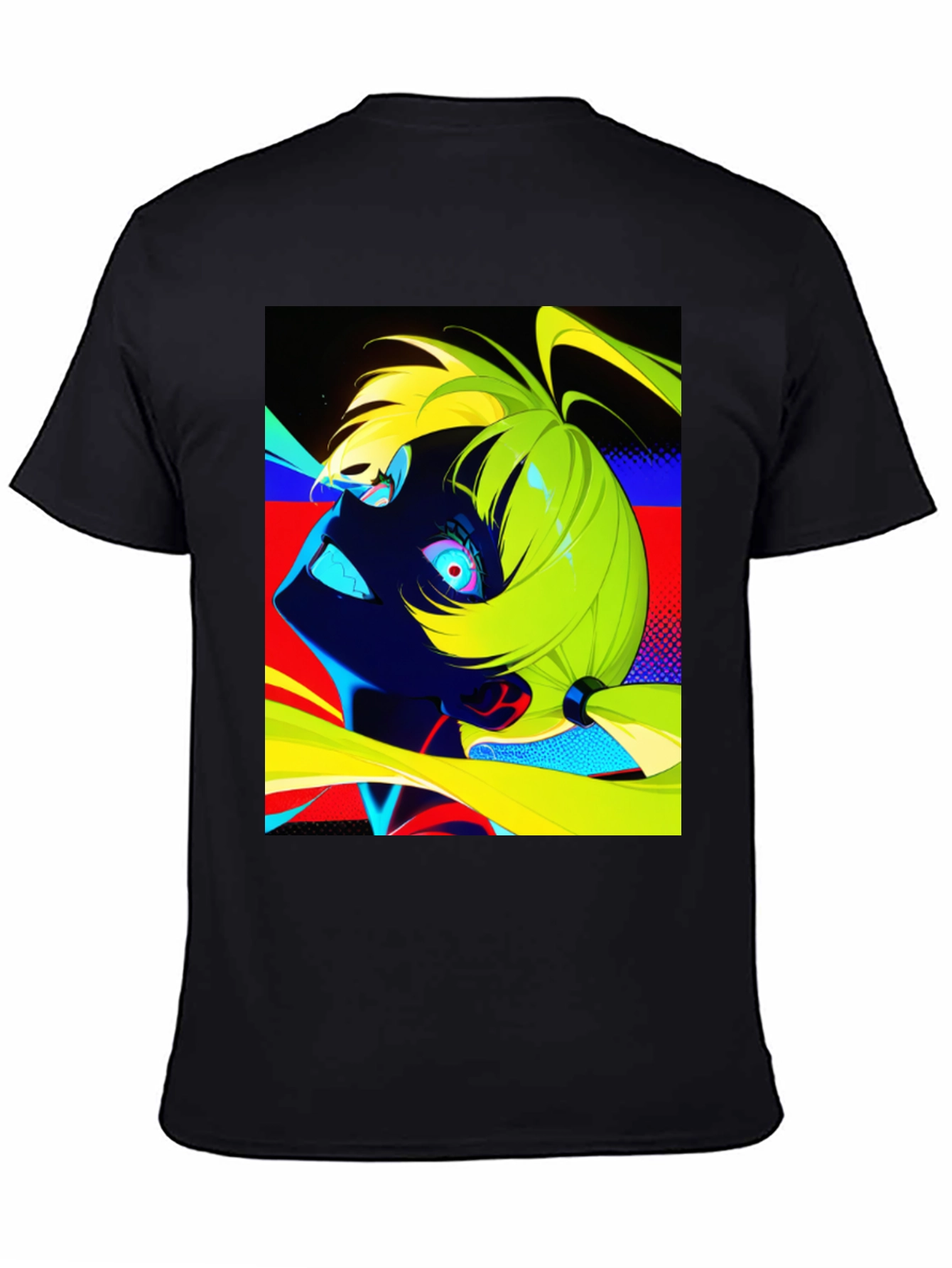 Cyberpunk Anime T-Shirt - Vibrant Graphic Tee