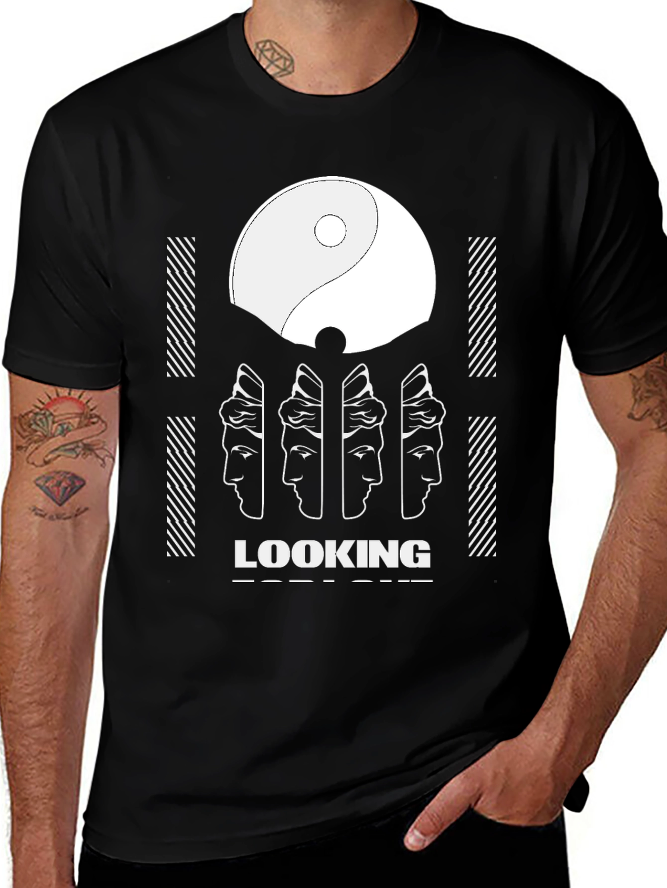 Yin Yang Looking T-Shirt