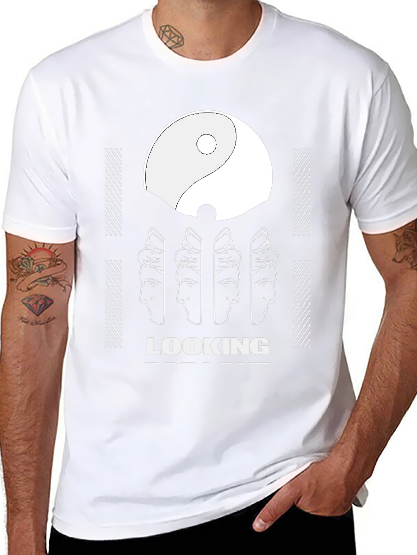 Yin Yang Looking T-Shirt