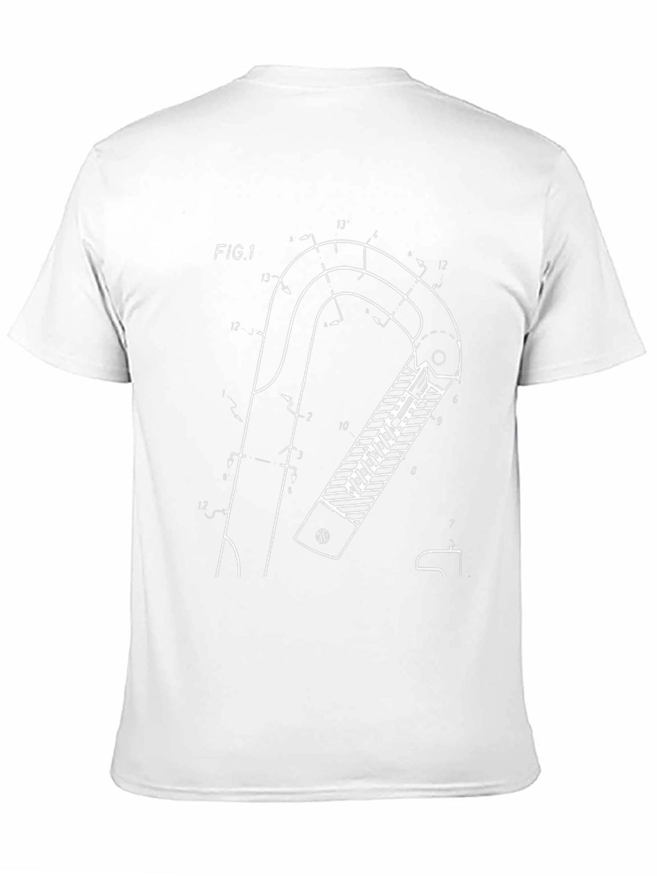 Climbing Carabiner Patent Black T-Shirt