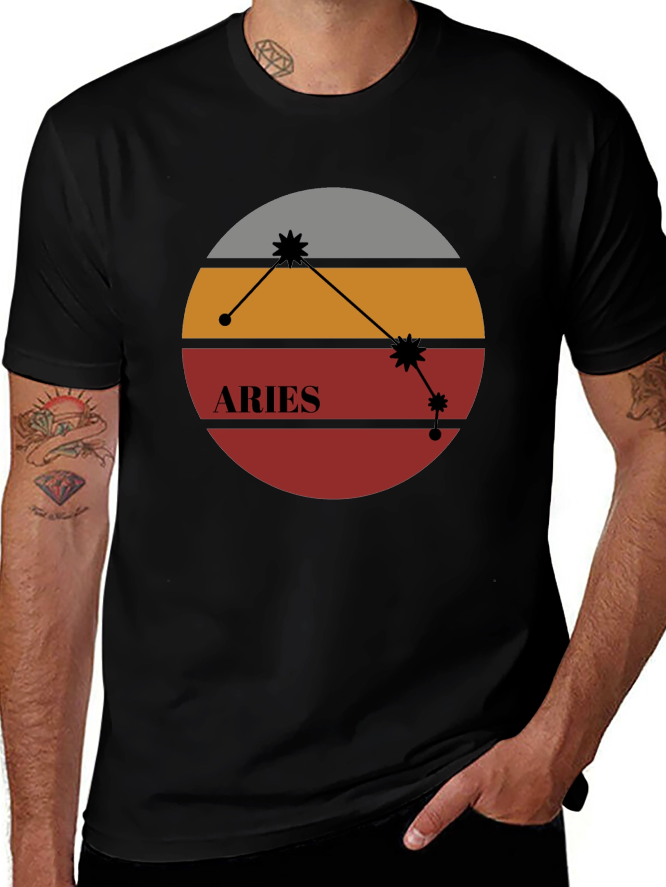 Aries Zodiac Sign T-Shirt