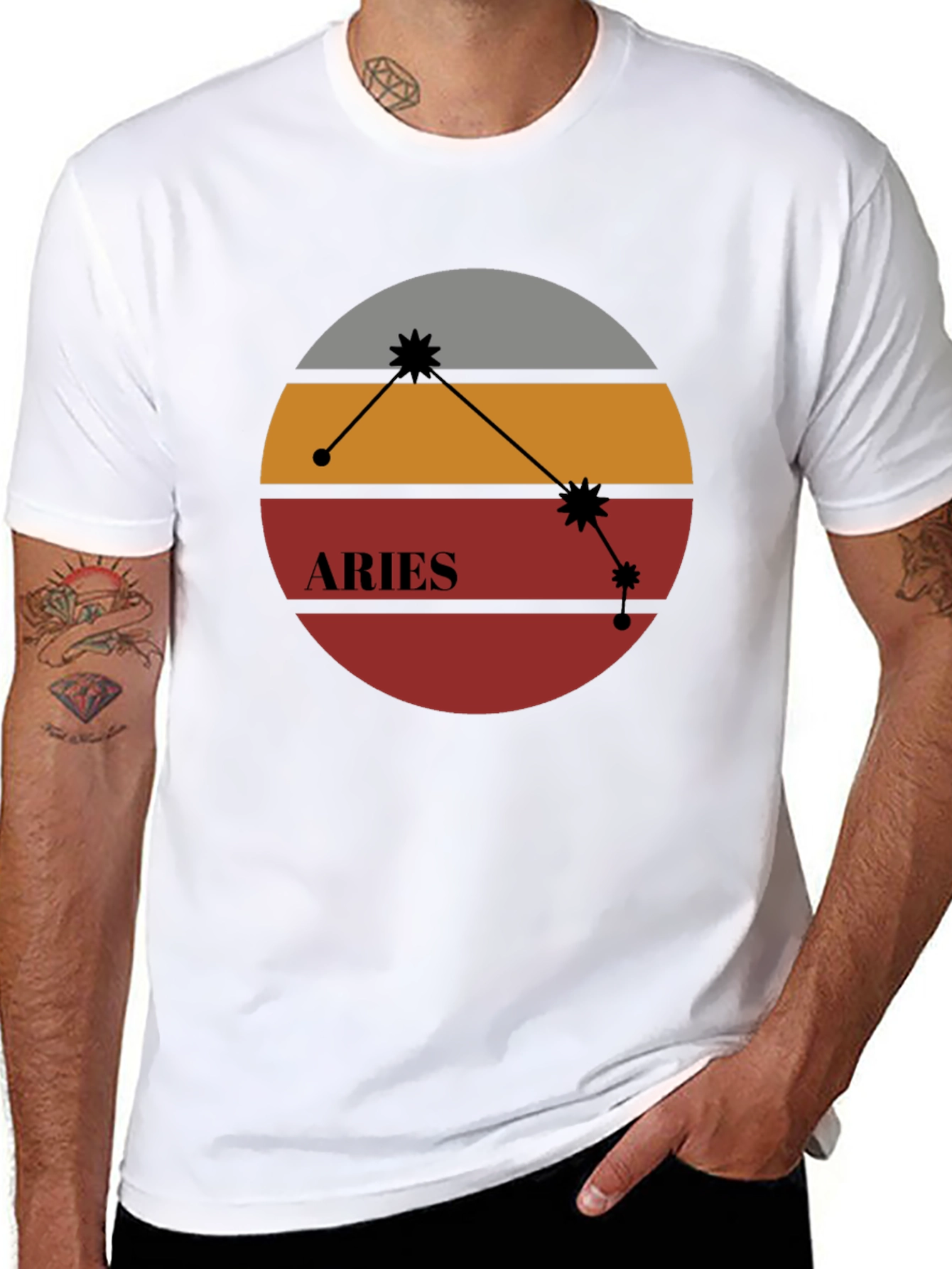 Aries Zodiac Sign T-Shirt