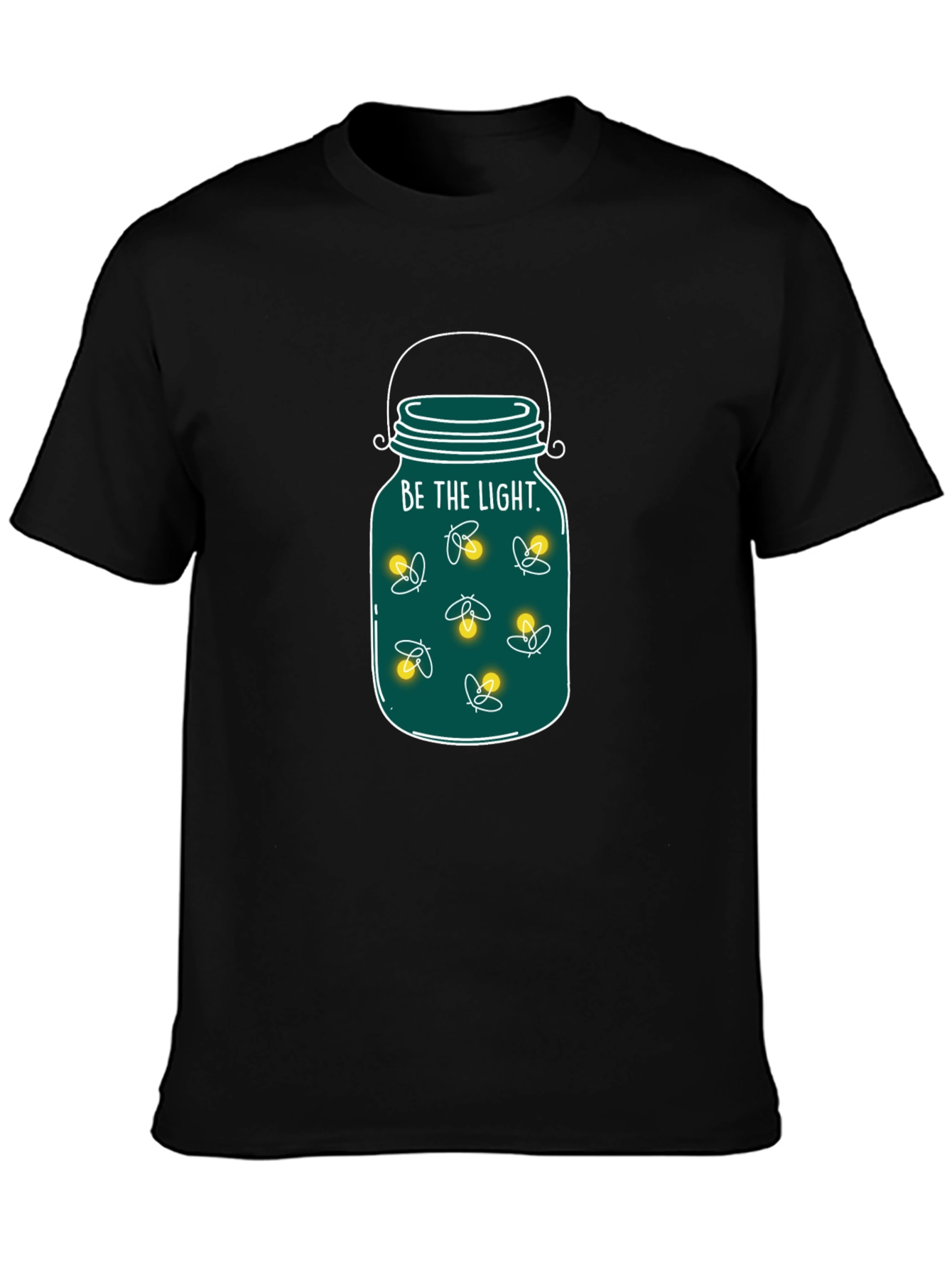 Be the Light Firefly Jar Graphic Tee