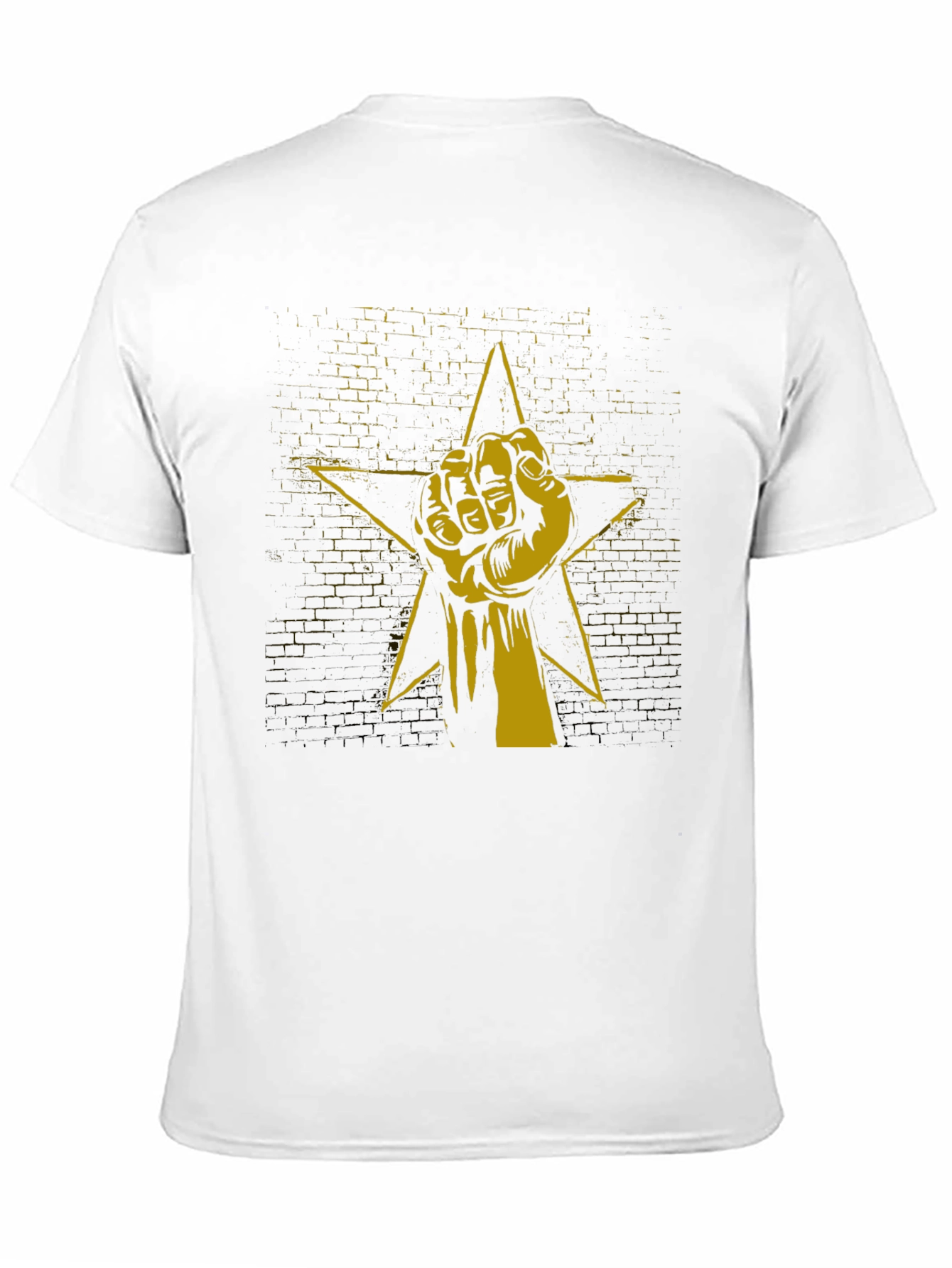 Fist Star Graphic T-Shirt - Black