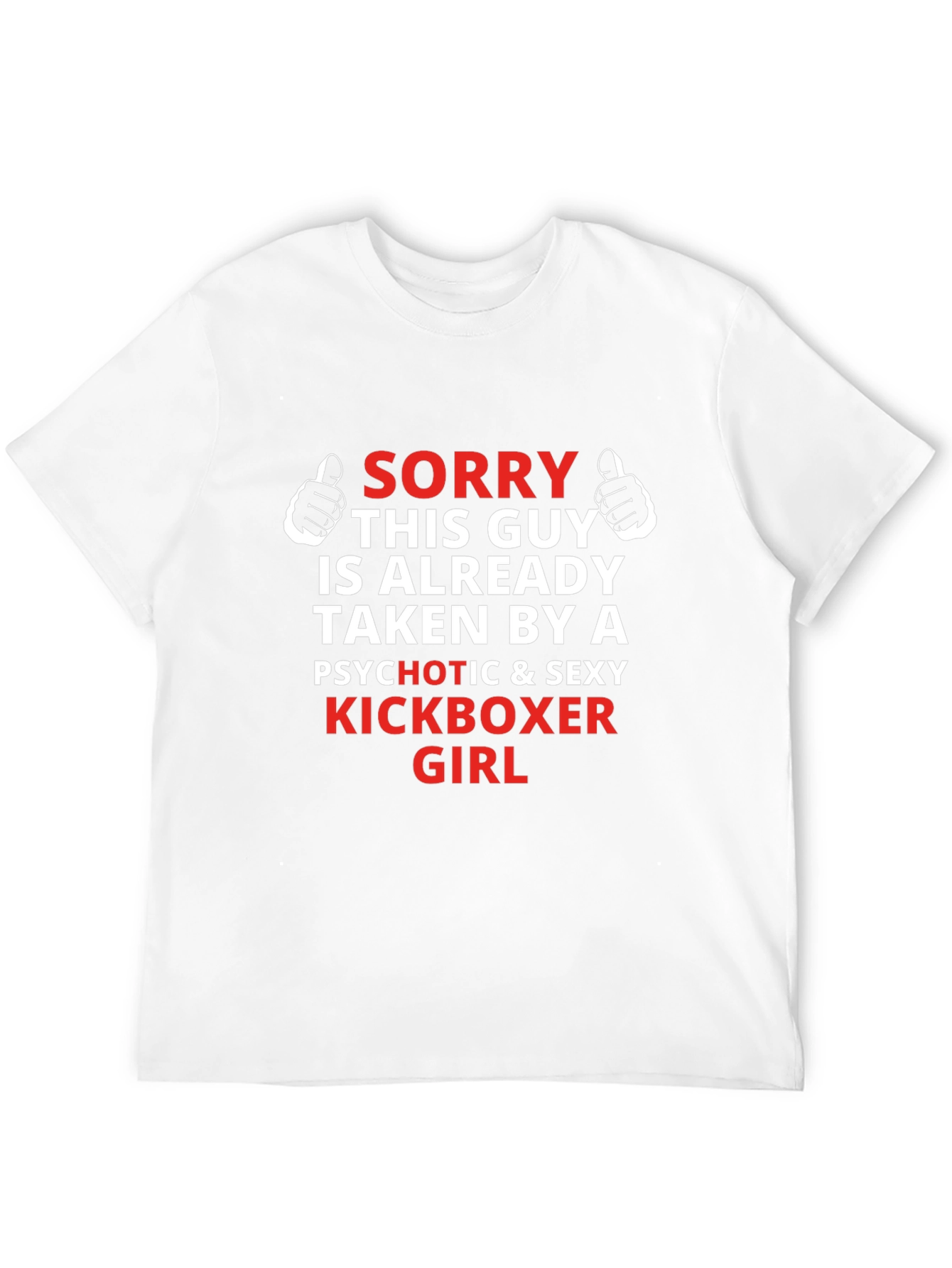 Funny Kickboxer Girlfriend Graphic T-Shirt