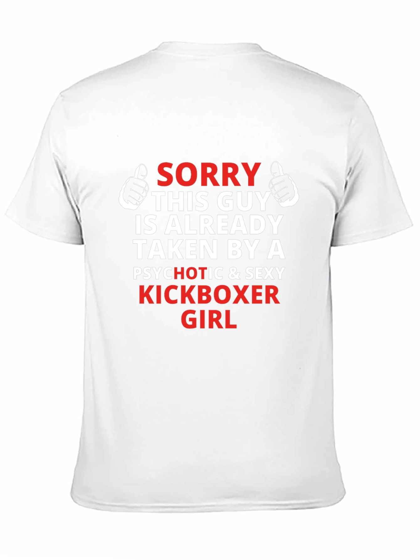 Funny Kickboxer Girlfriend Graphic T-Shirt