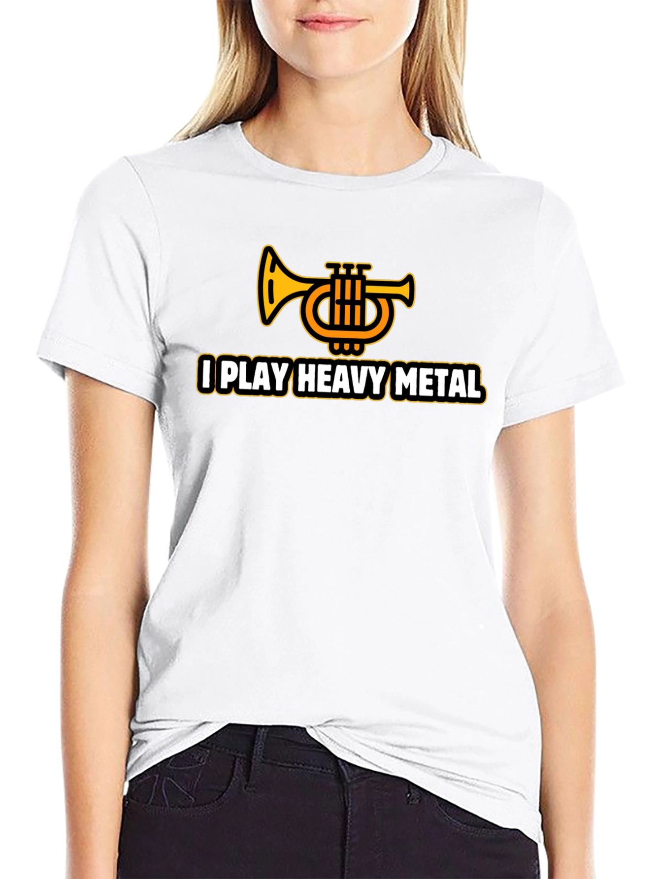 I Play Heavy Metal Trumpet T-Shirt