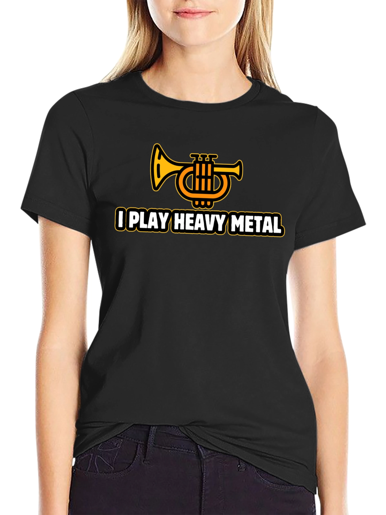 I Play Heavy Metal Trumpet T-Shirt