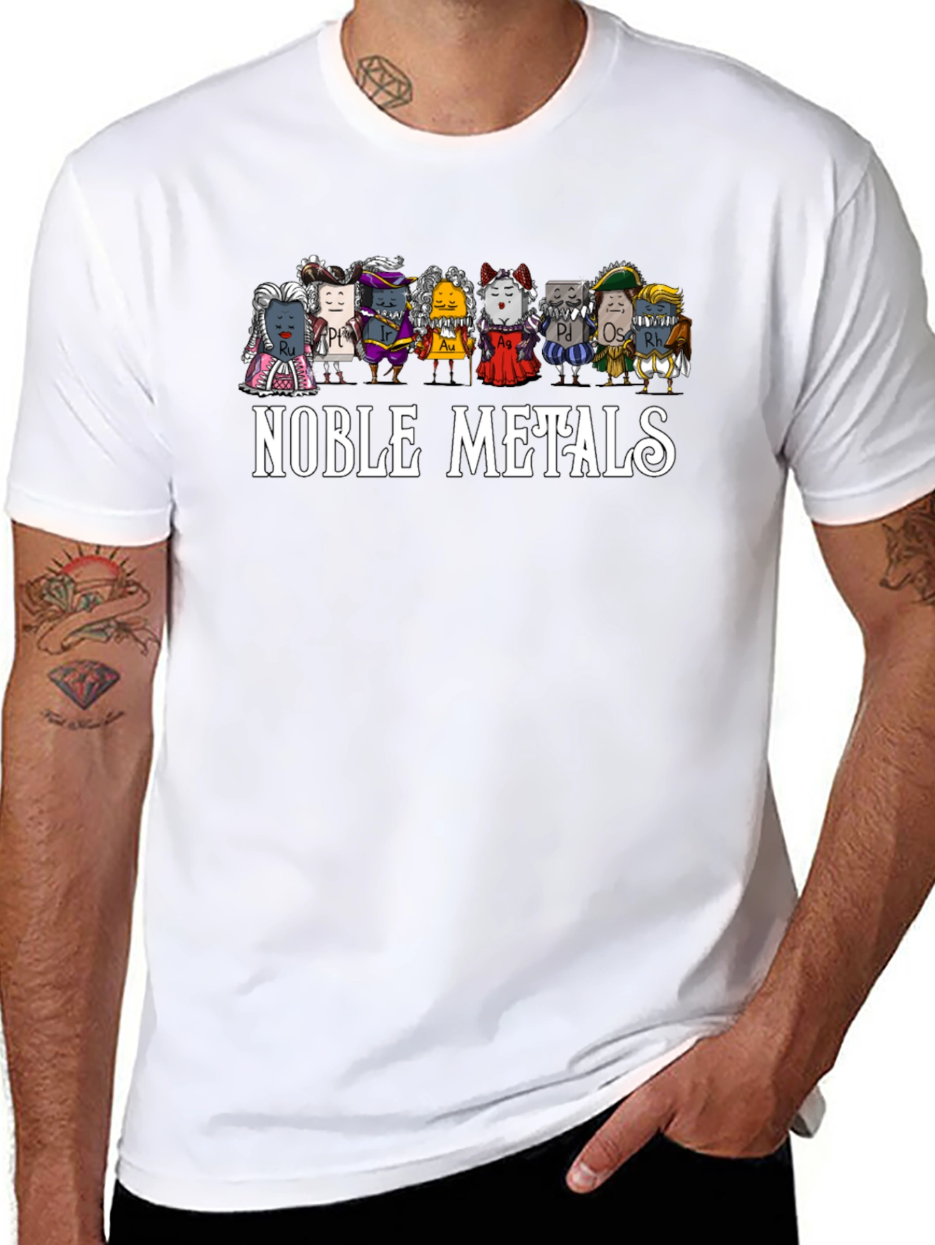 Noble Metals Graphic Tee - Chemistry T-Shirt