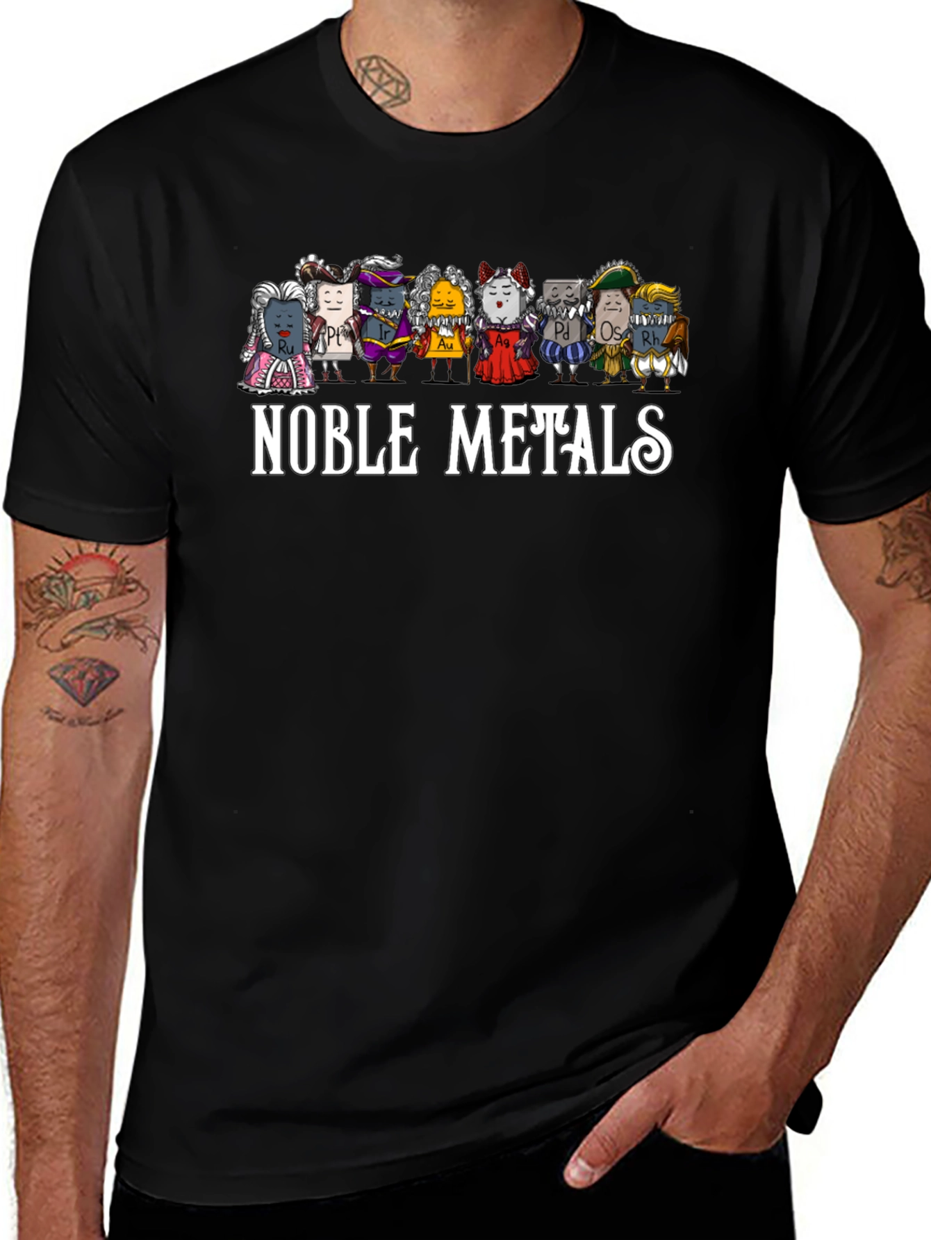 Noble Metals Graphic Tee - Chemistry T-Shirt