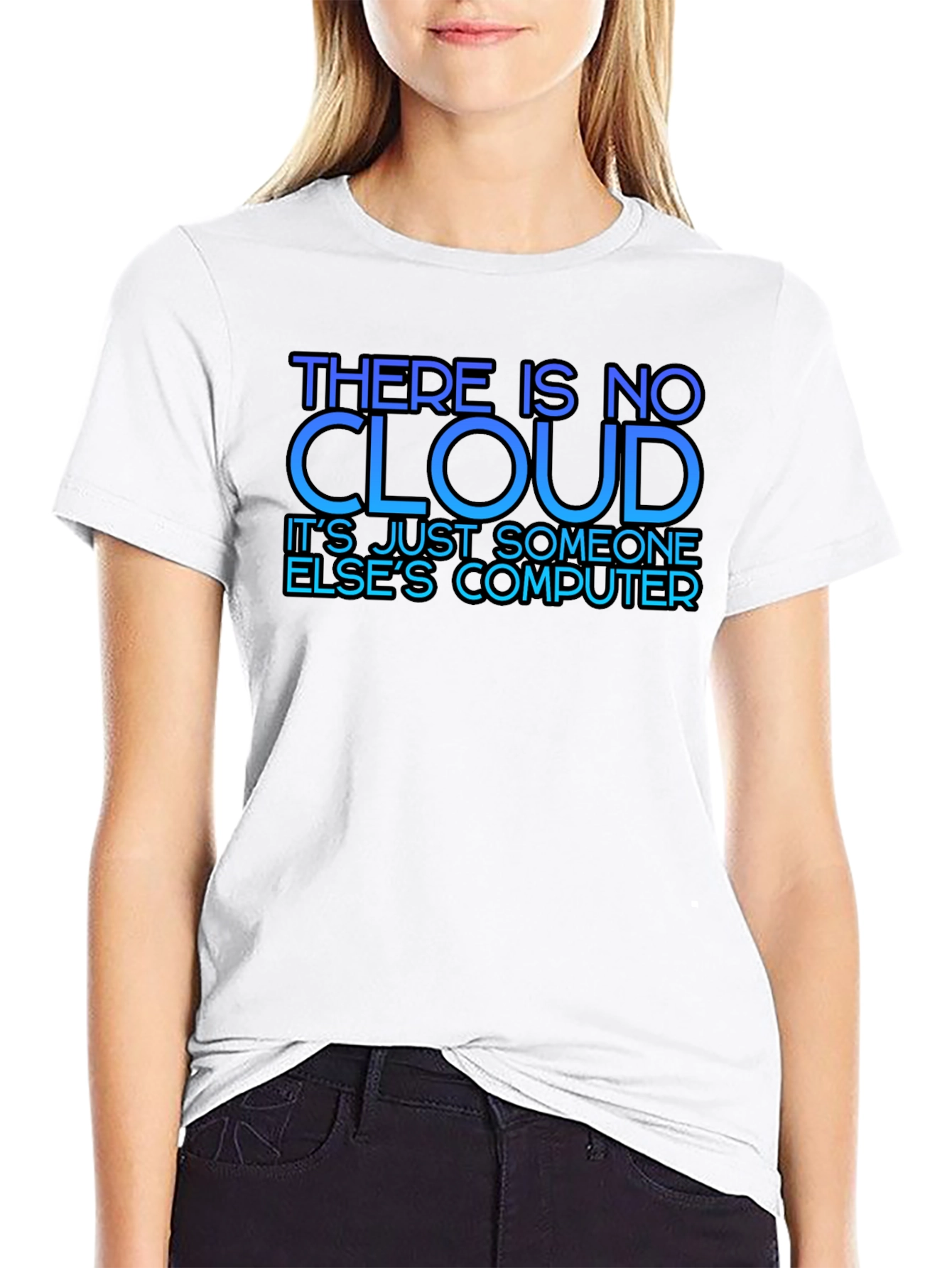 No Cloud T-Shirt - Programmer Humor