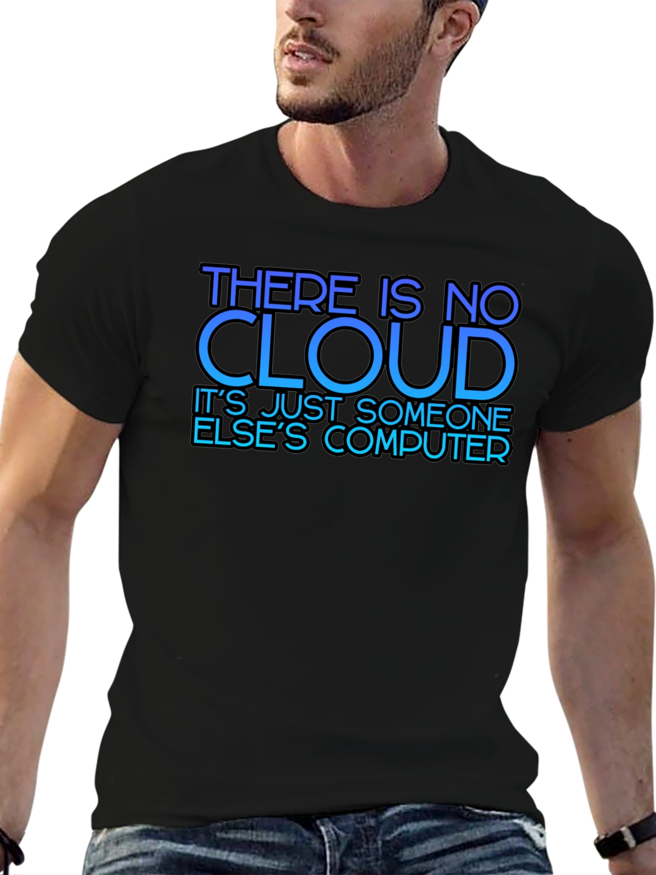 No Cloud T-Shirt - Programmer Humor