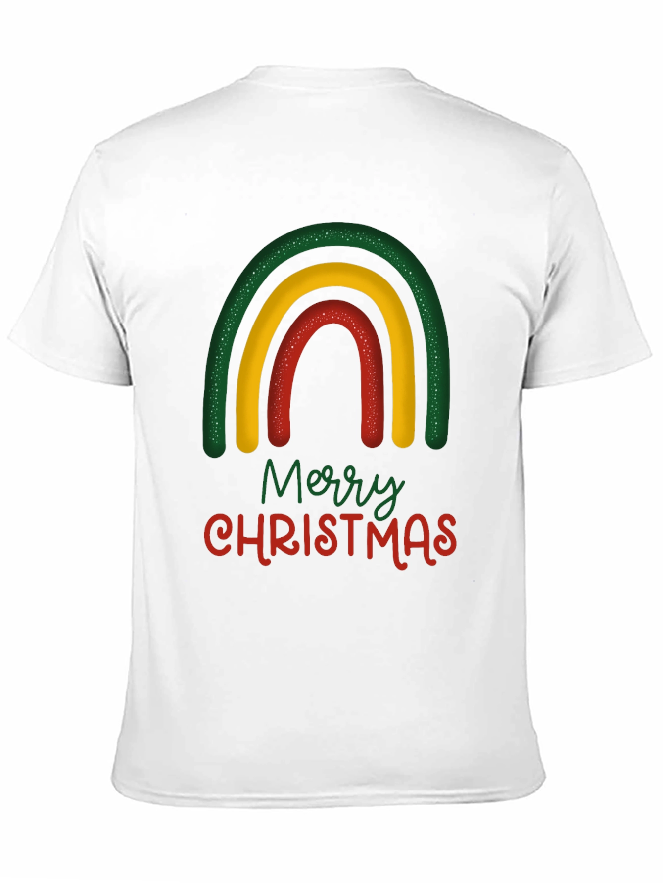 Festive Rainbow Merry Christmas T-Shirt