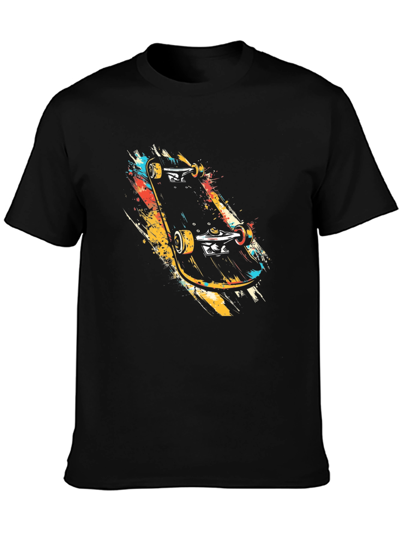 Skateboard Graphic Tee - Cool Streetwear Style