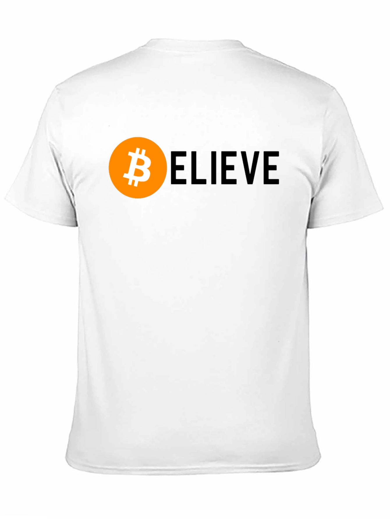 Bitcoin BELIEVE Crypto T-Shirt - Black