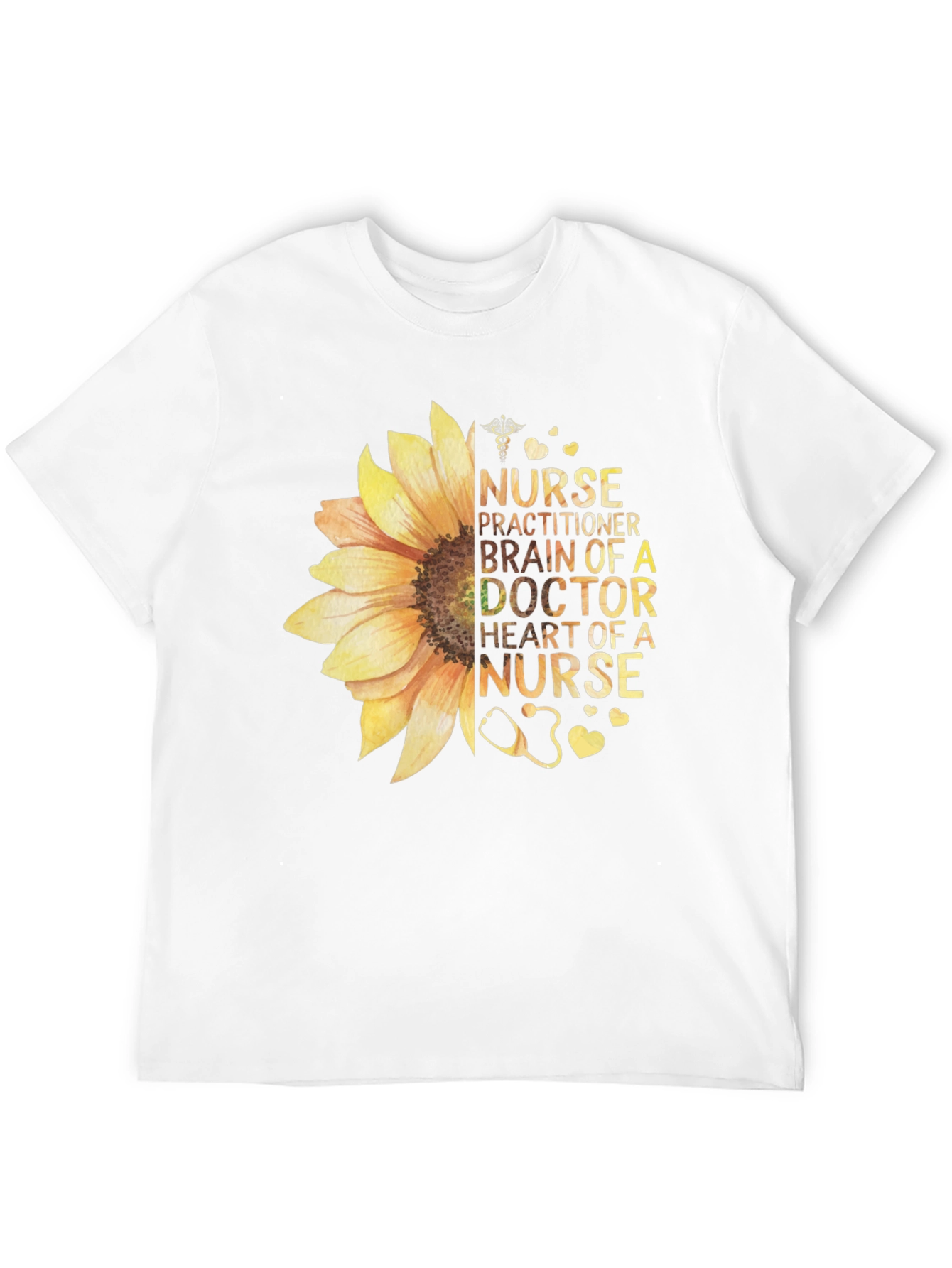 Nurse Sunflower Graphic Tee - Healthcare Apparel