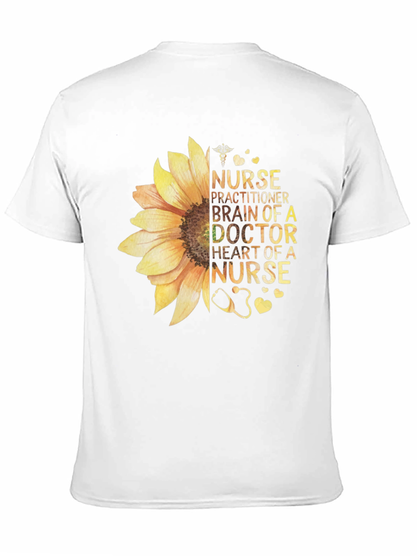 Nurse Sunflower Graphic Tee - Healthcare Apparel