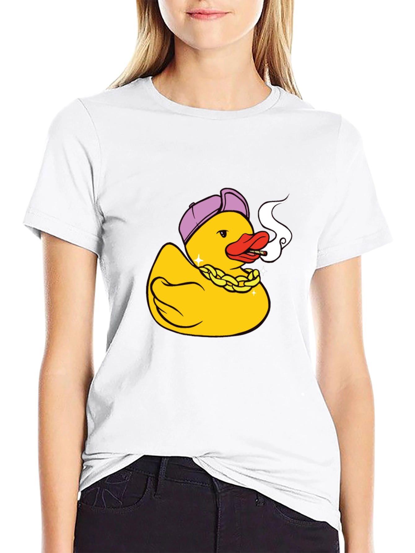 Gangster Duck Graphic Tee - Cool & Funny