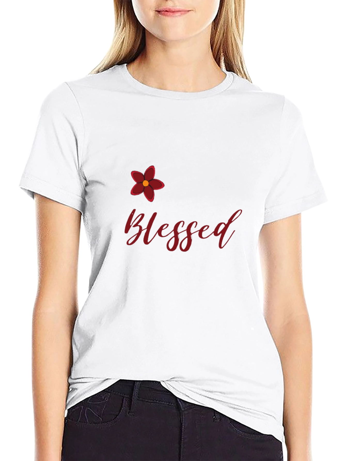 Blessed Graphic Tee - Stylish Black Shirt