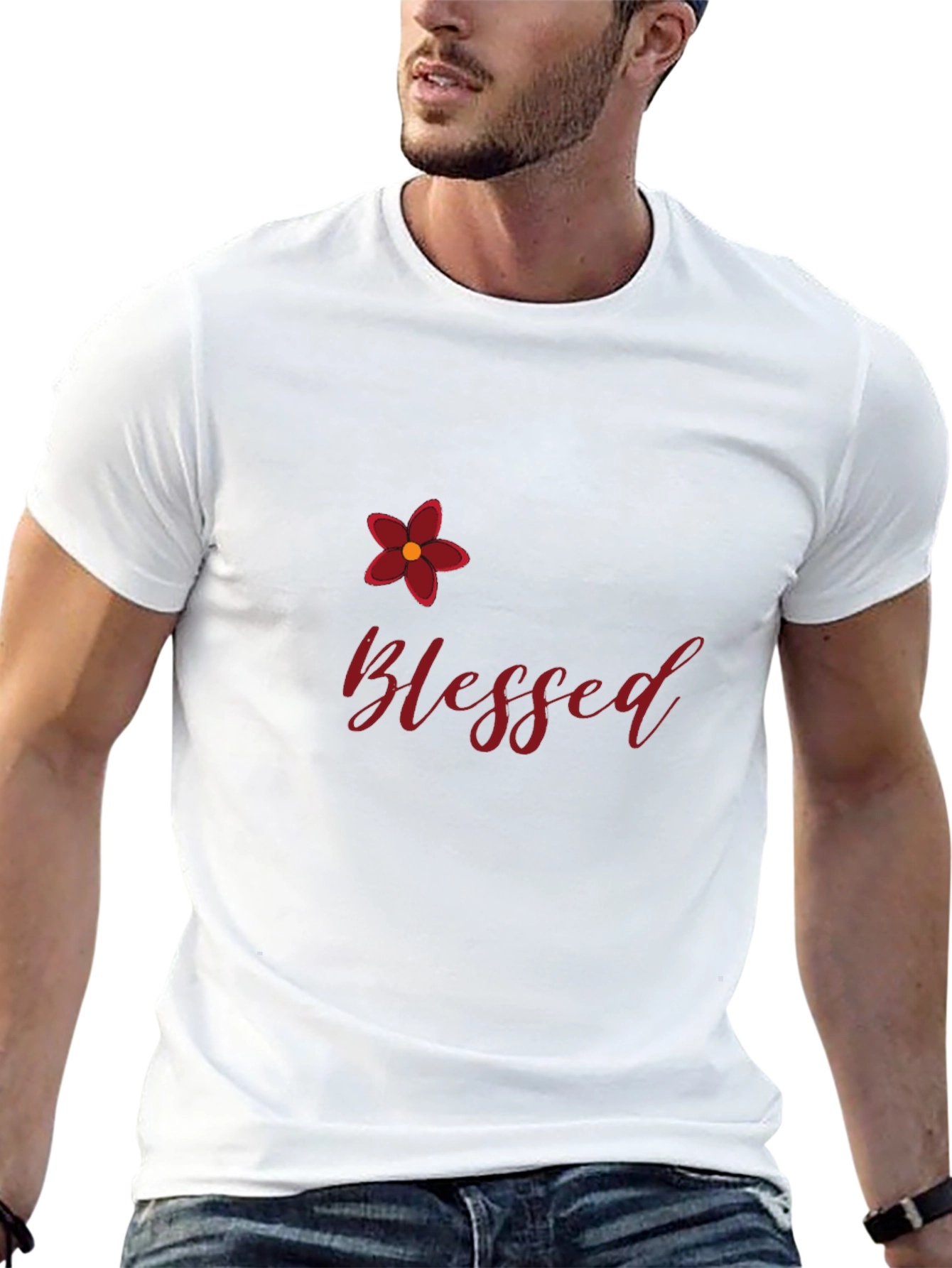 Blessed Graphic Tee - Stylish Black Shirt