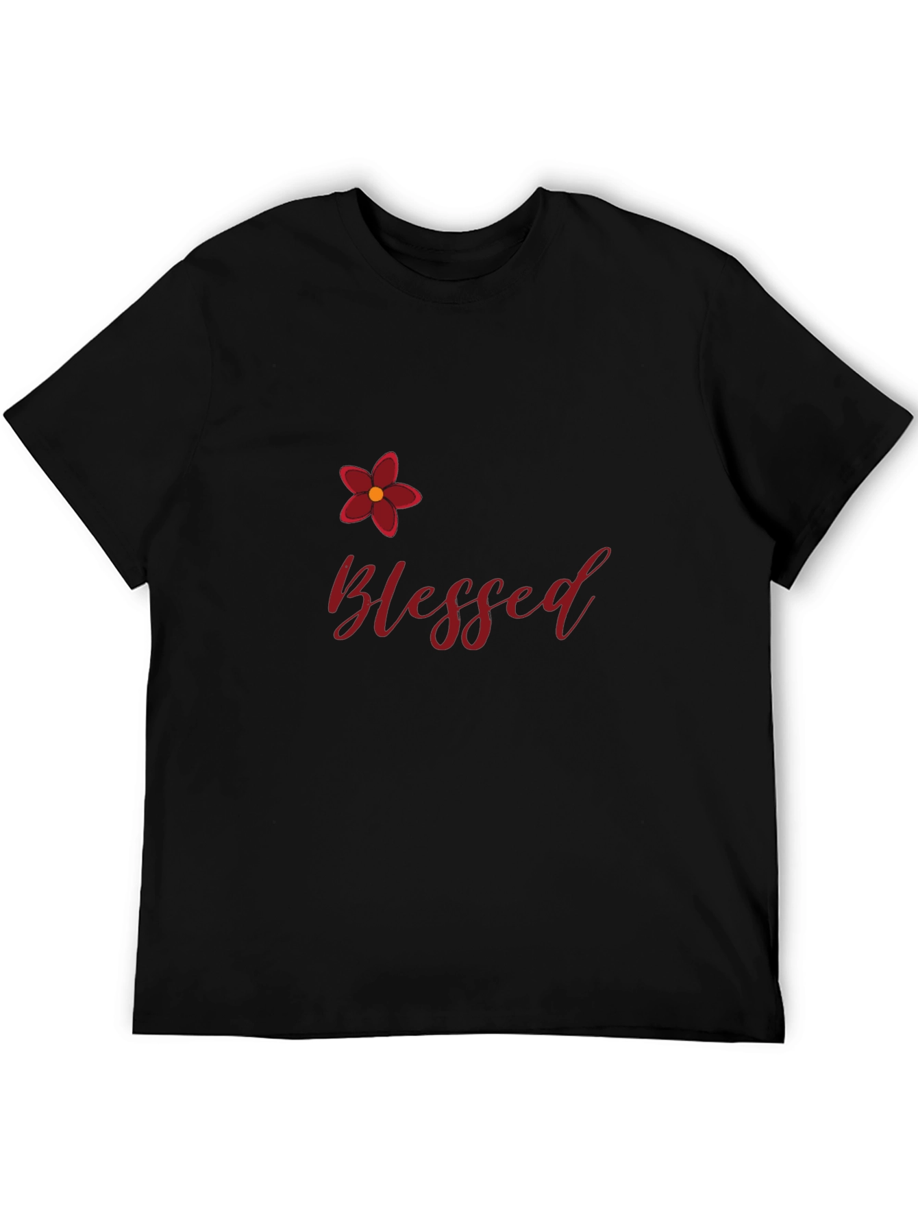 Blessed Graphic Tee - Stylish Black Shirt