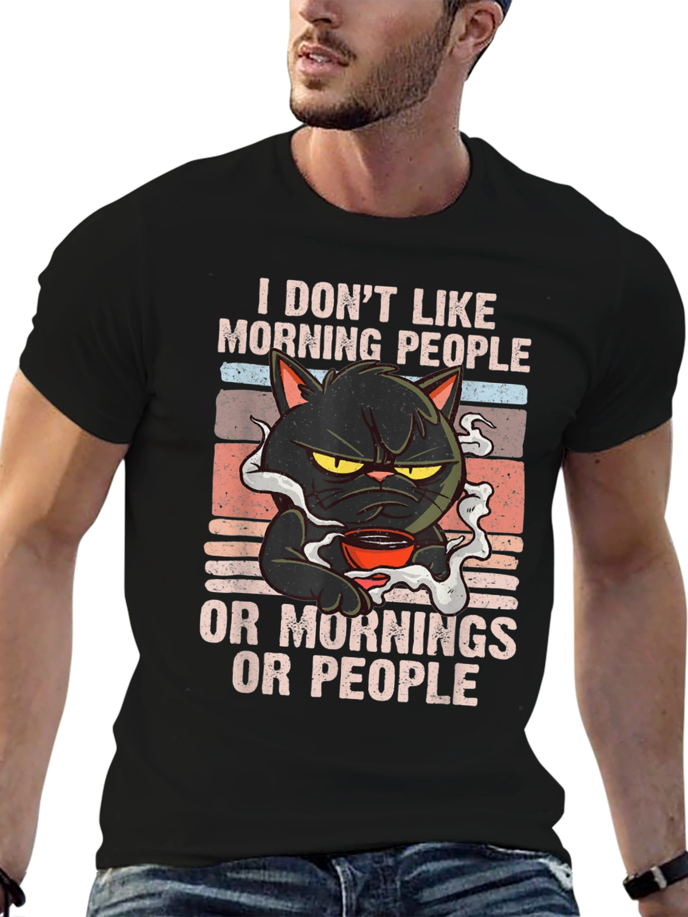 Grumpy Cat Morning People T-Shirt