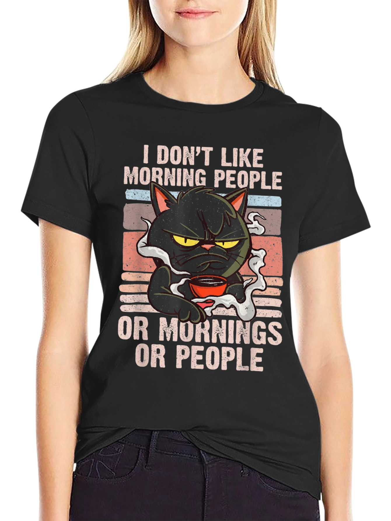 Grumpy Cat Morning People T-Shirt